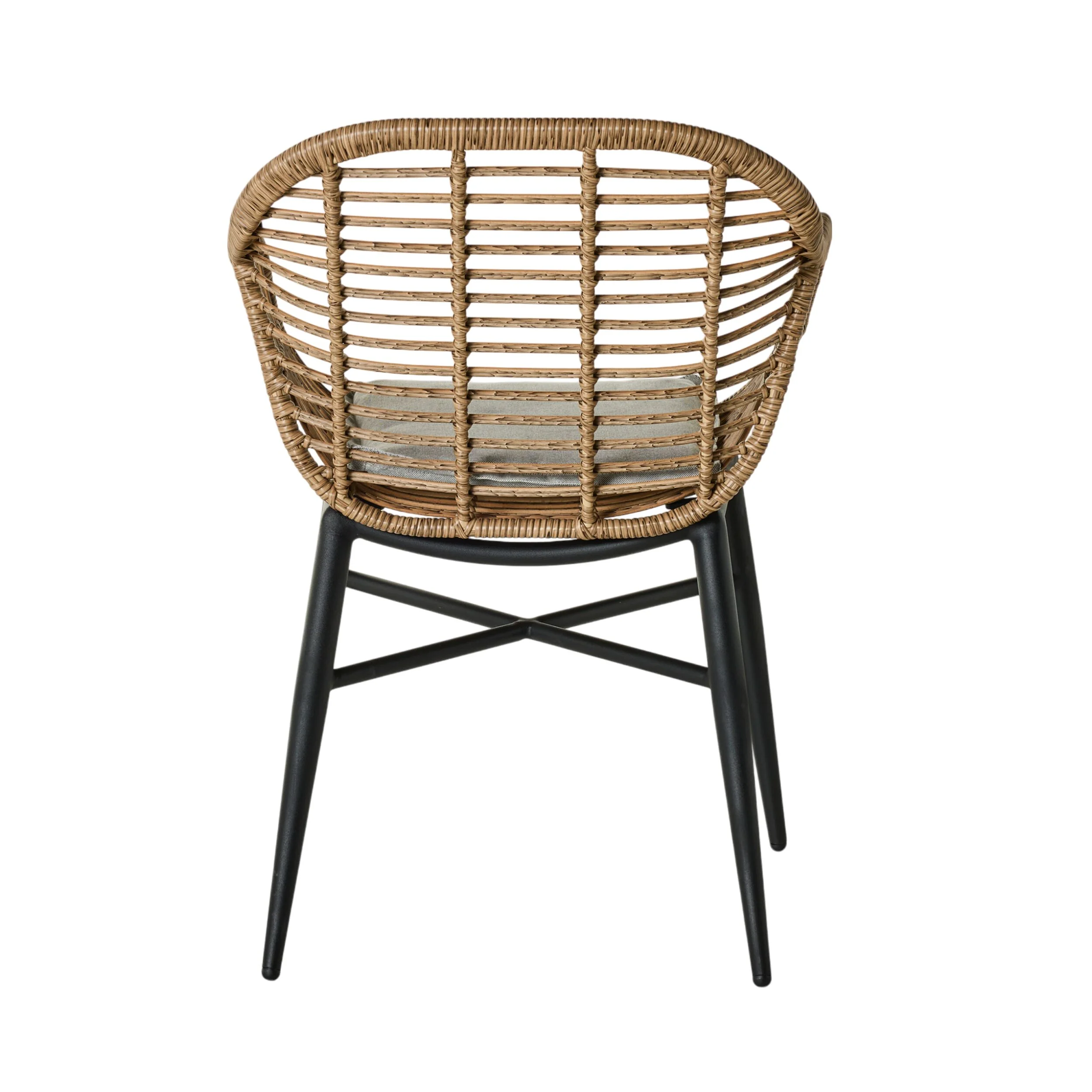 Deck Wicker Dining Chair Natural - Image 4