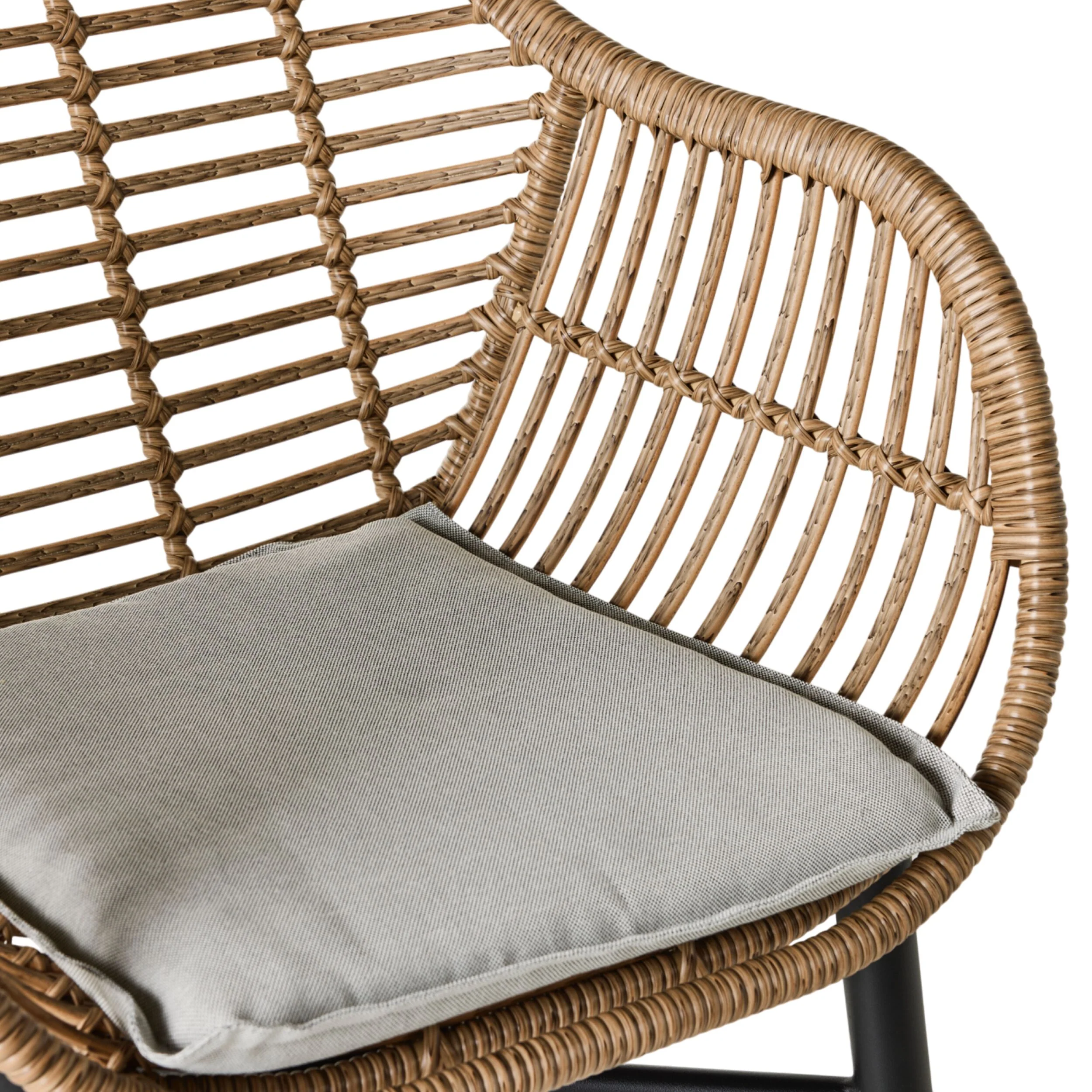 Deck Wicker Dining Chair Natural - Image 5