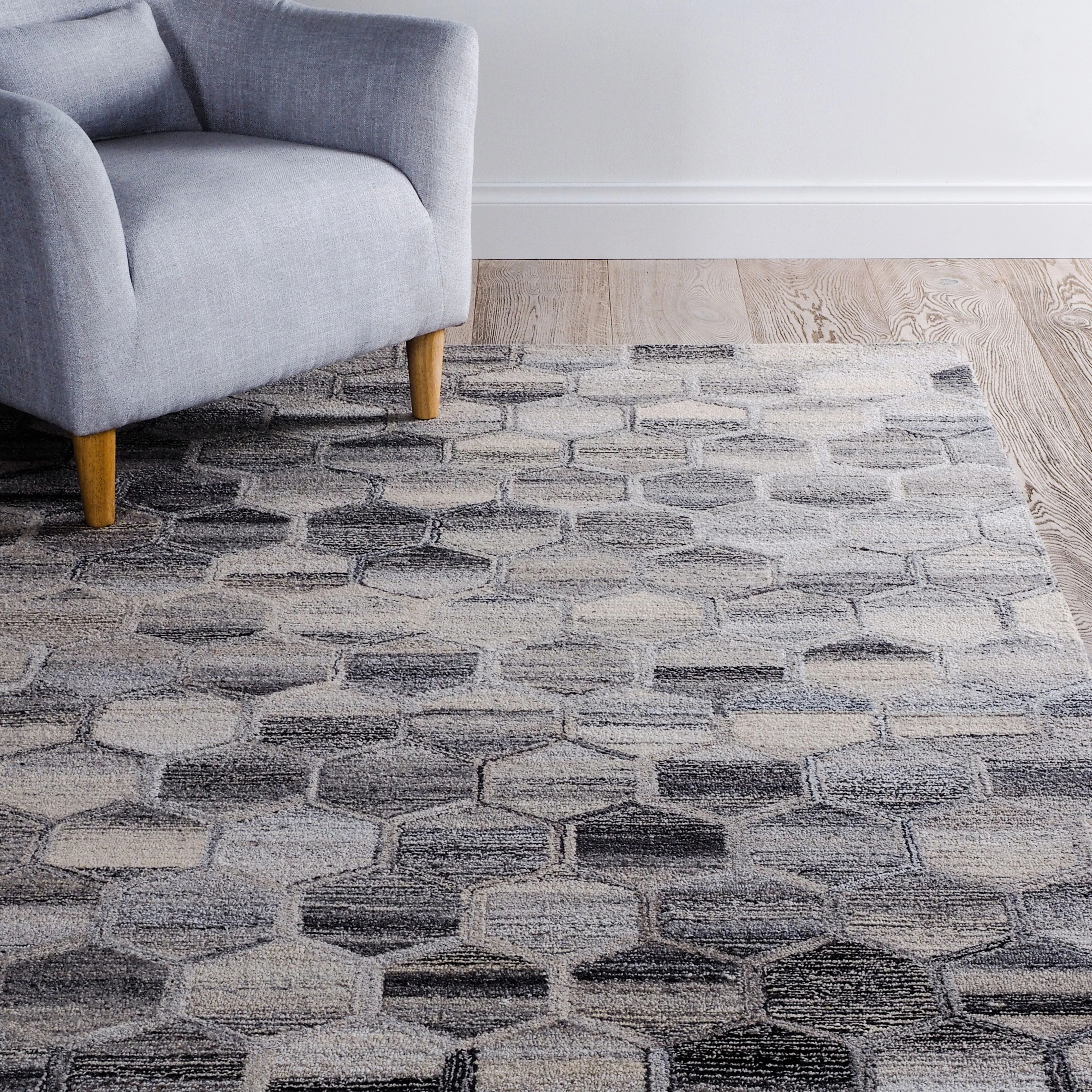 Deco Honeycomb Hand Tufted Rug 300x240cm - Image 5