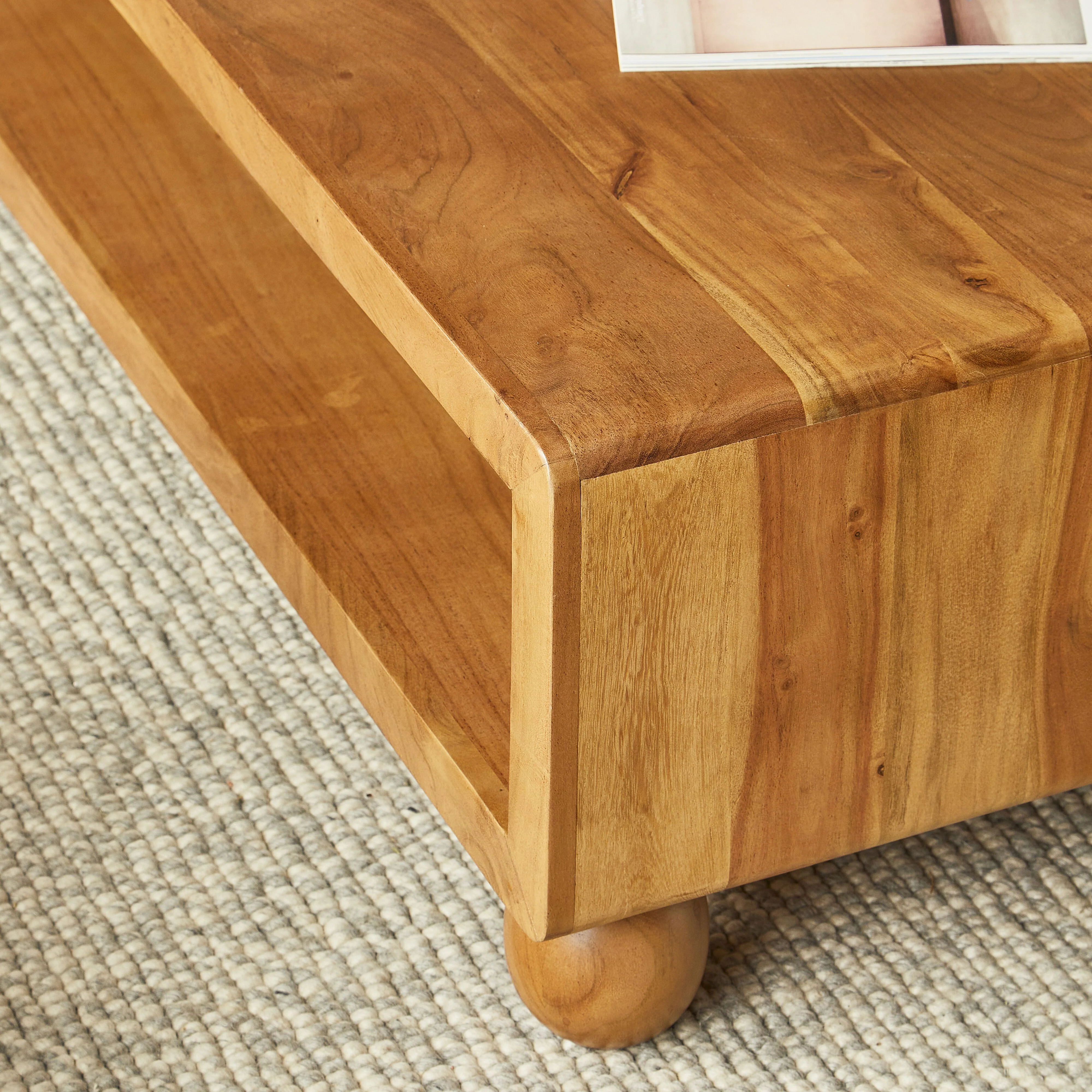 Deke Rectangle Coffee Table 140 x 36 x 70cm - Image 10