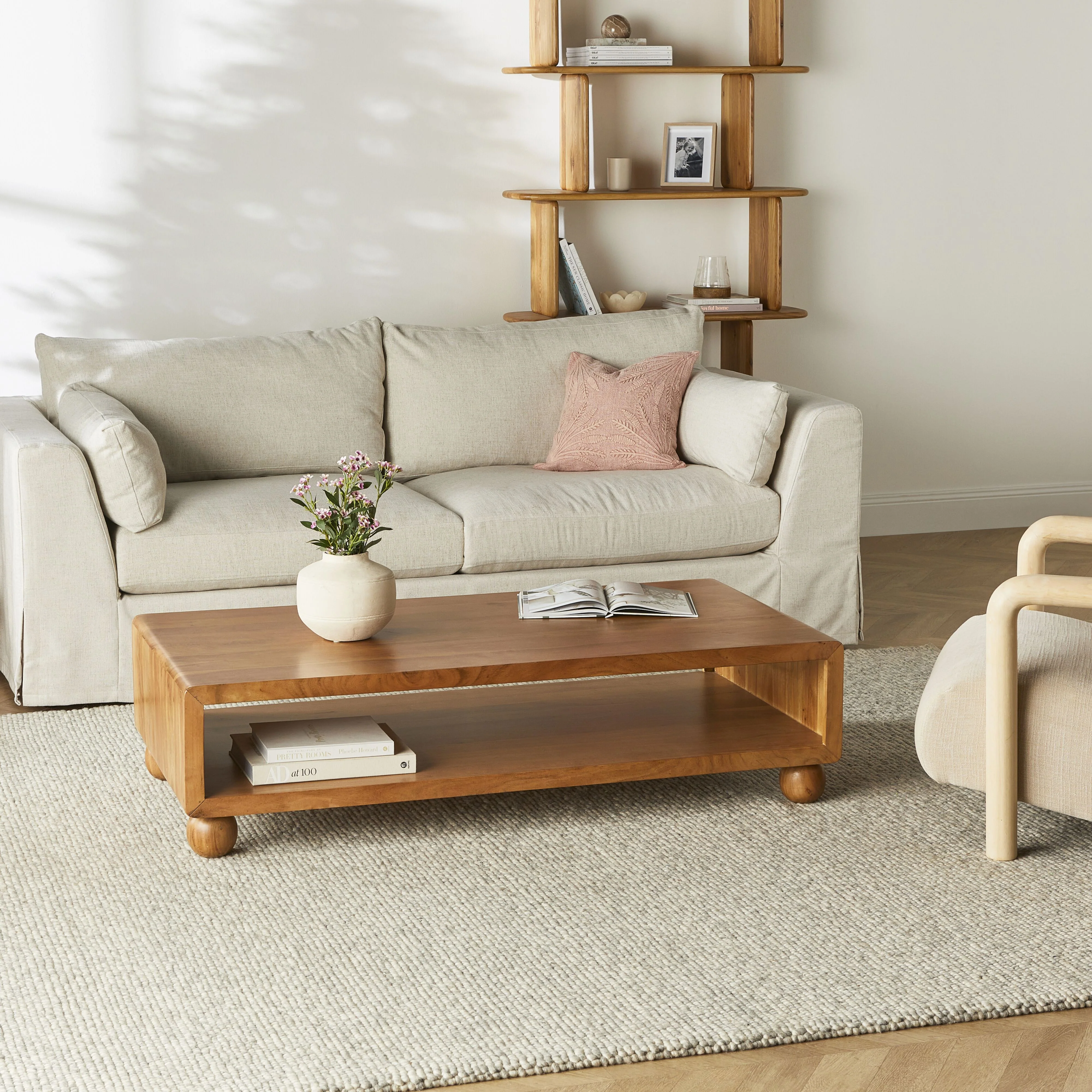 Deke Rectangle Coffee Table 140 x 36 x 70cm - Image 11