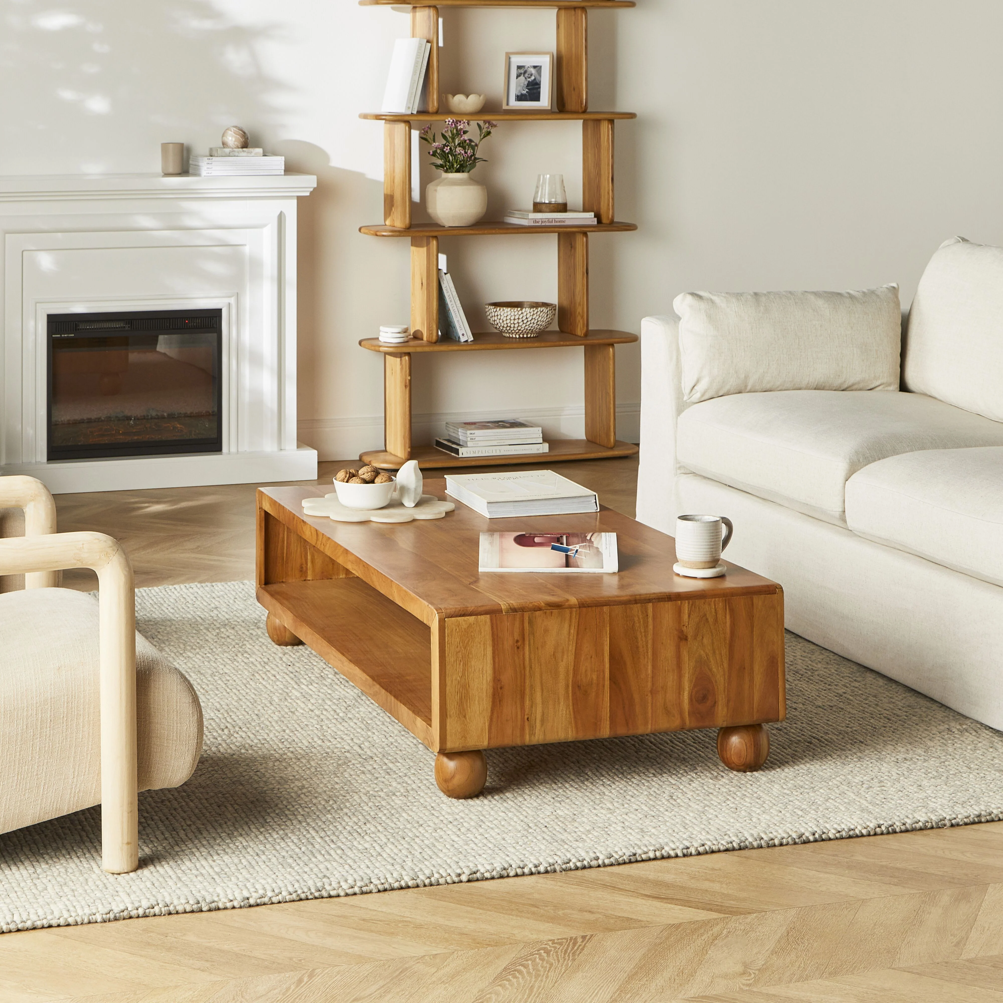 Deke Rectangle Coffee Table 140 x 36 x 70cm - Image 12