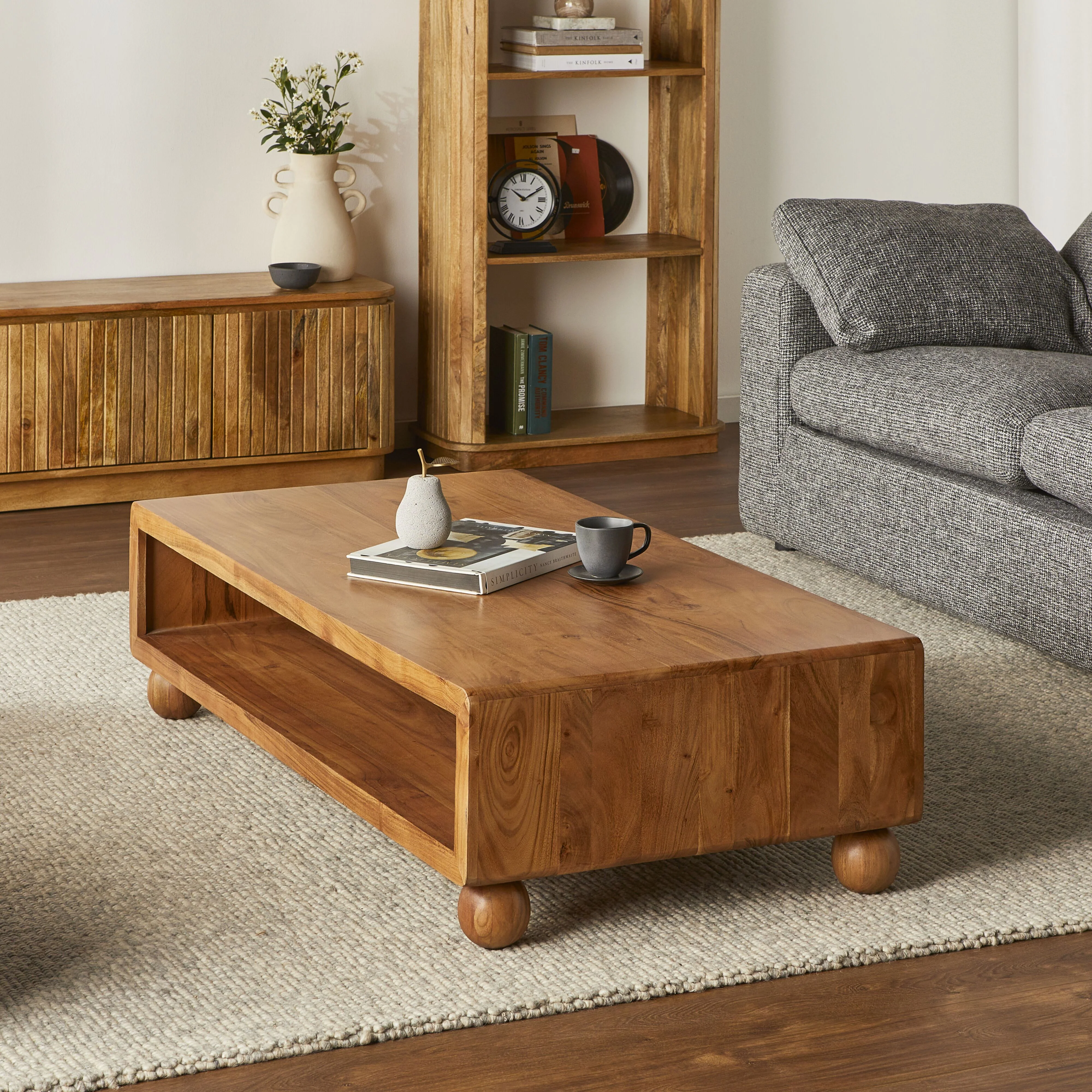 Deke Rectangle Coffee Table 140 x 36 x 70cm - Image 13