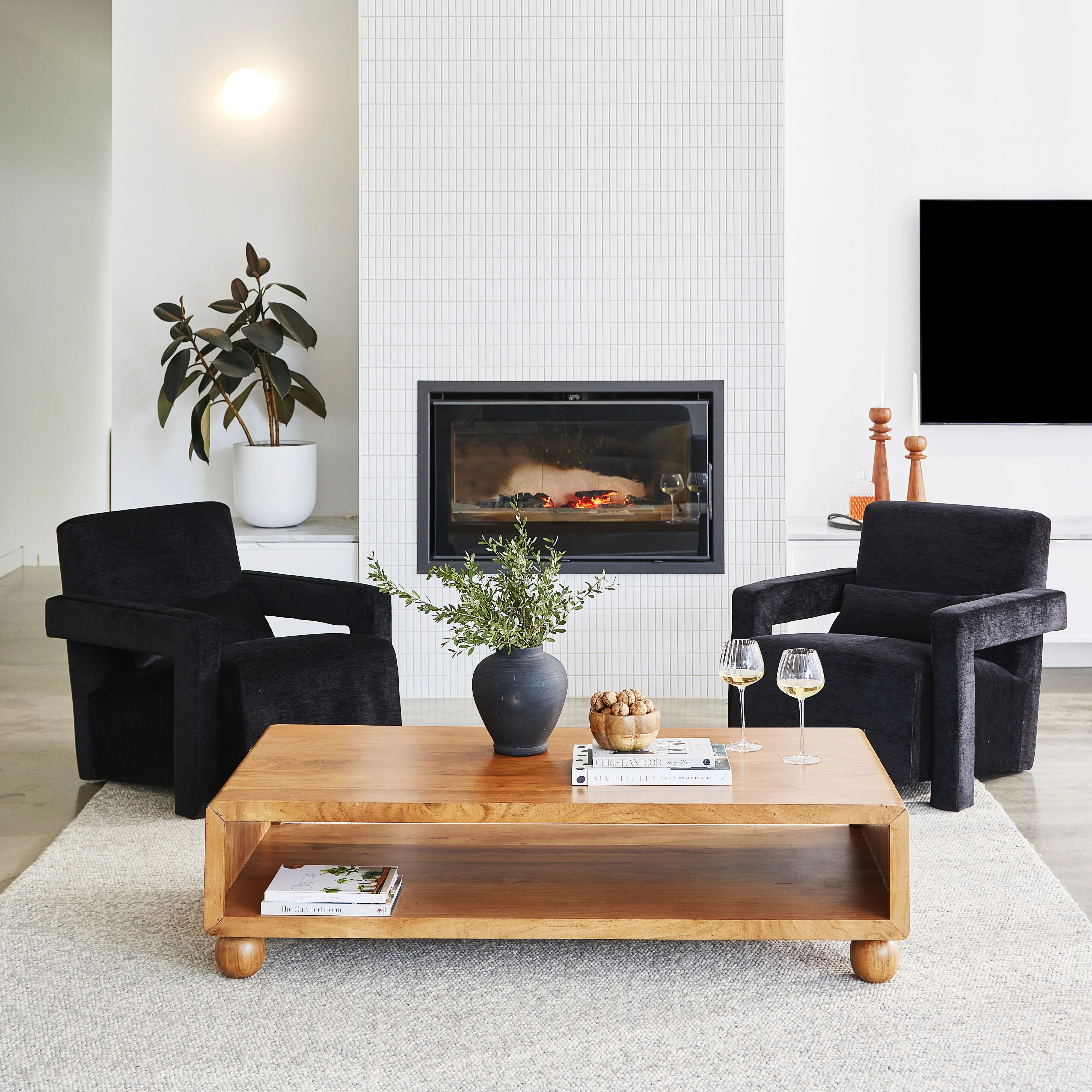 Deke Rectangle Coffee Table 140 x 36 x 70cm - Image 9