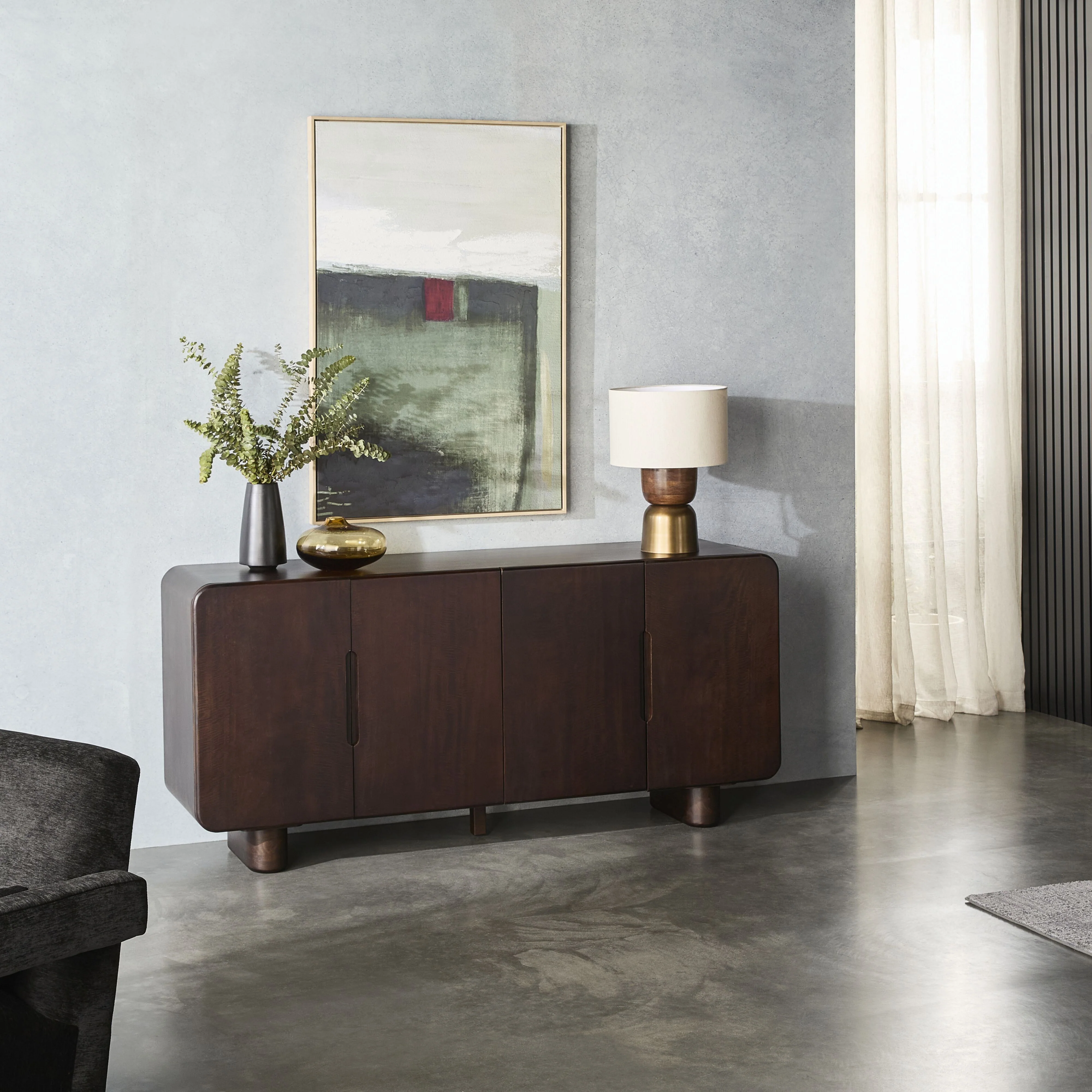 Dempsey 4 Door Sideboard - Image 8