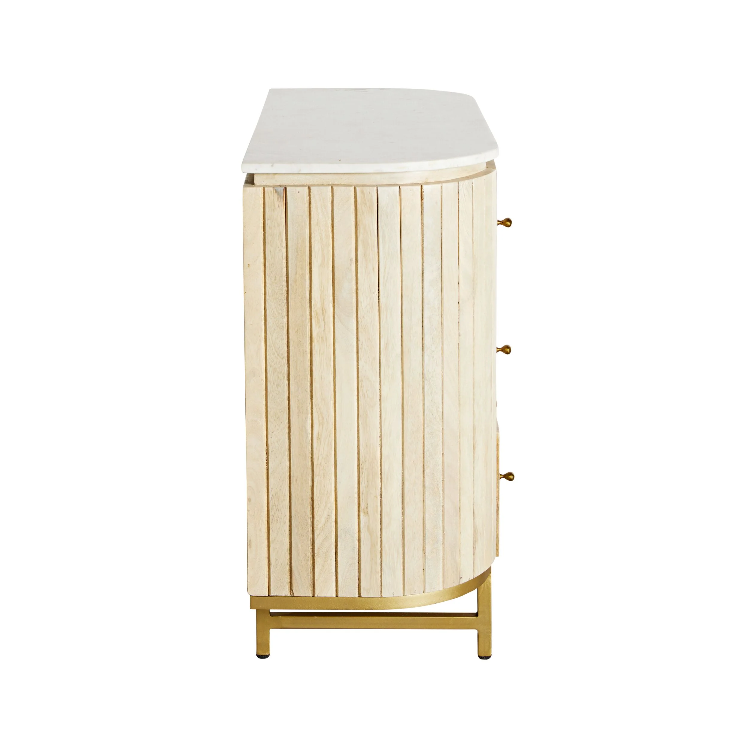 Deva 3 drawer Chest with Marble Top - Image 3