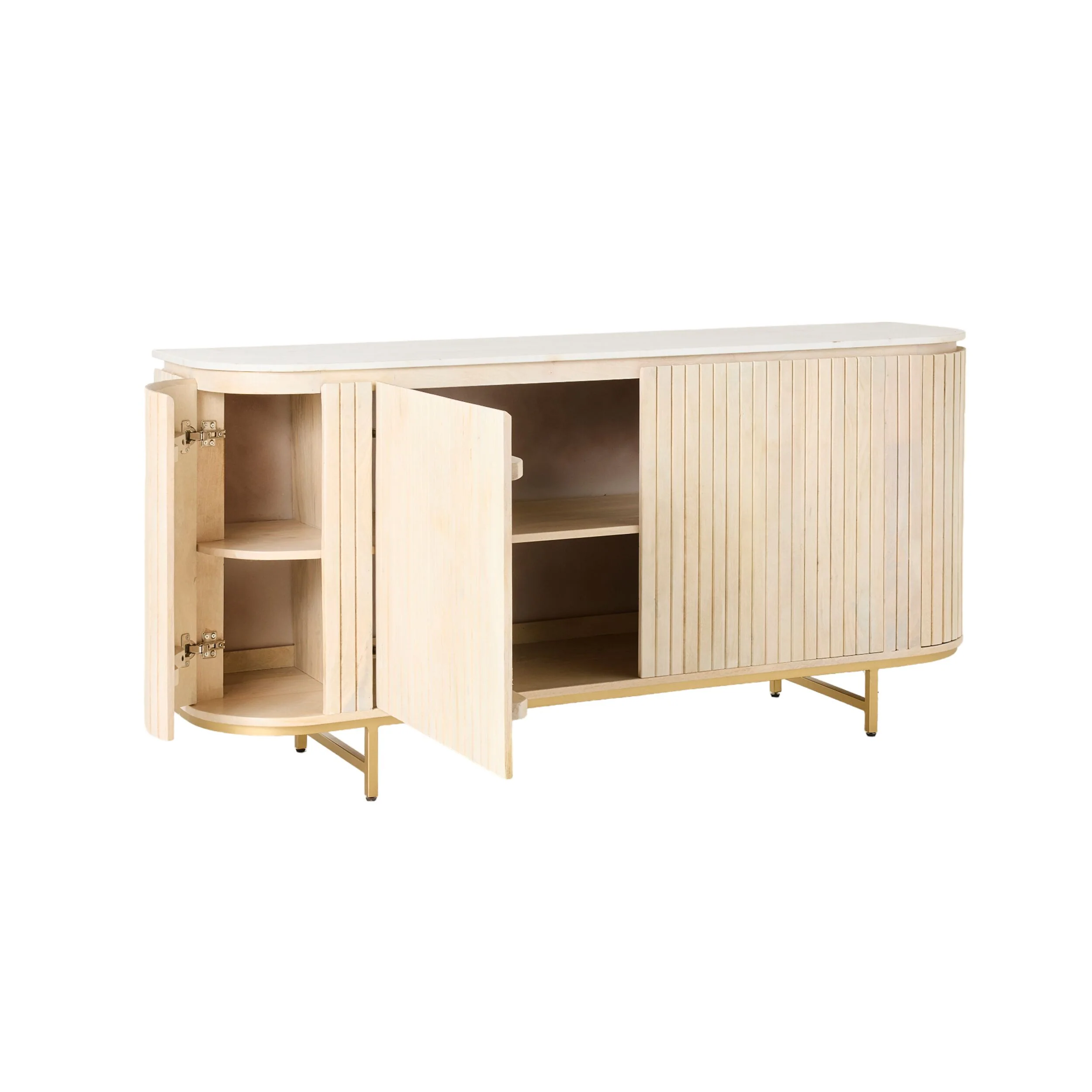 Deva 4 Door Buffet 170 x 80 x 43cm - Image 7