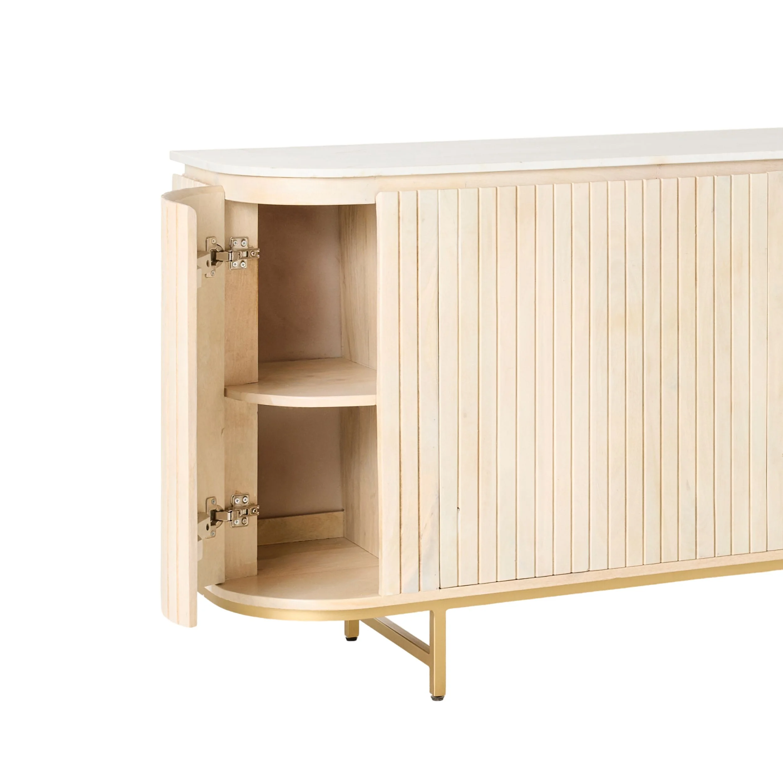 Deva 4 Door Buffet 170 x 80 x 43cm - Image 8