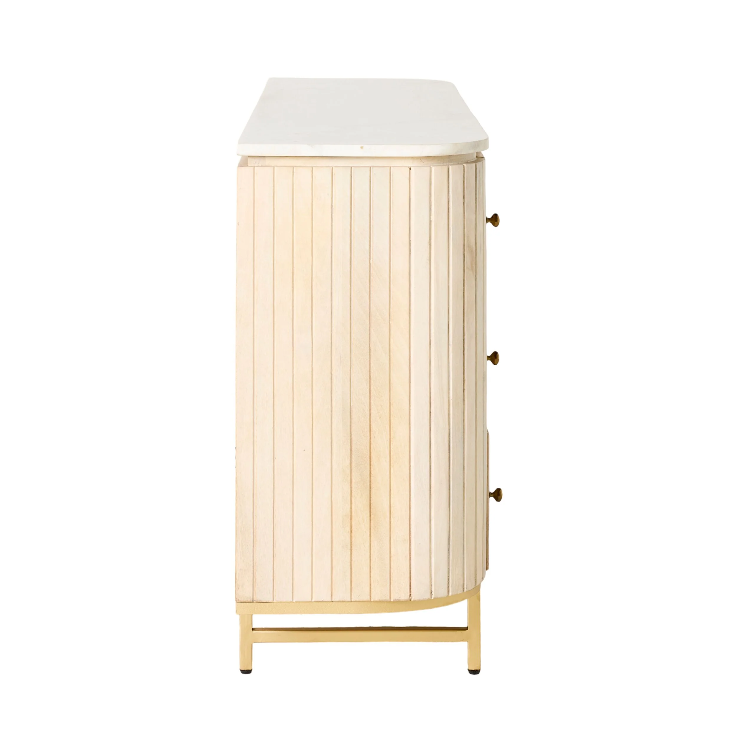 Deva 6 Drawer Chest with Marble Top - Image 3