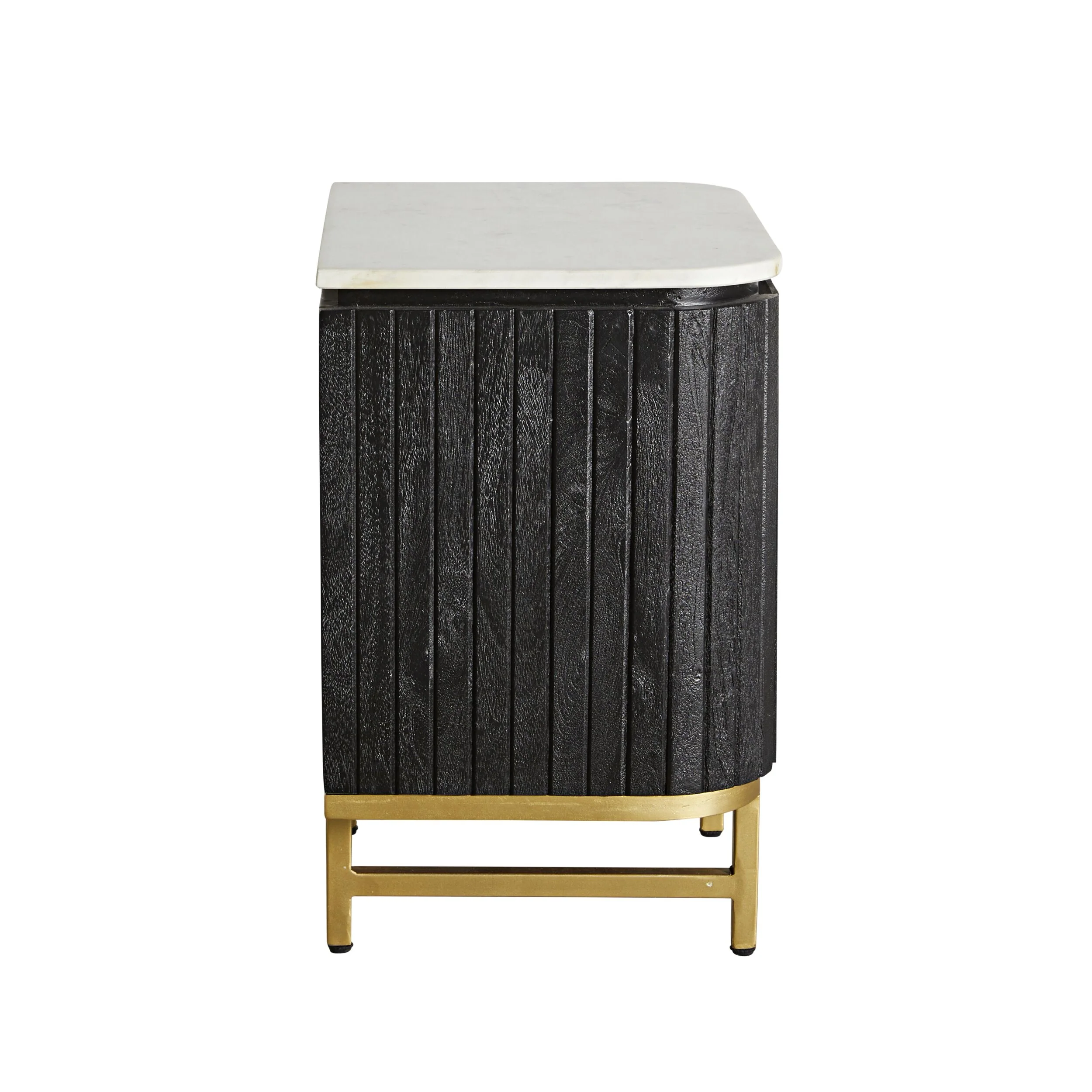 Deva Bedside with Marble Top Black - Image 3