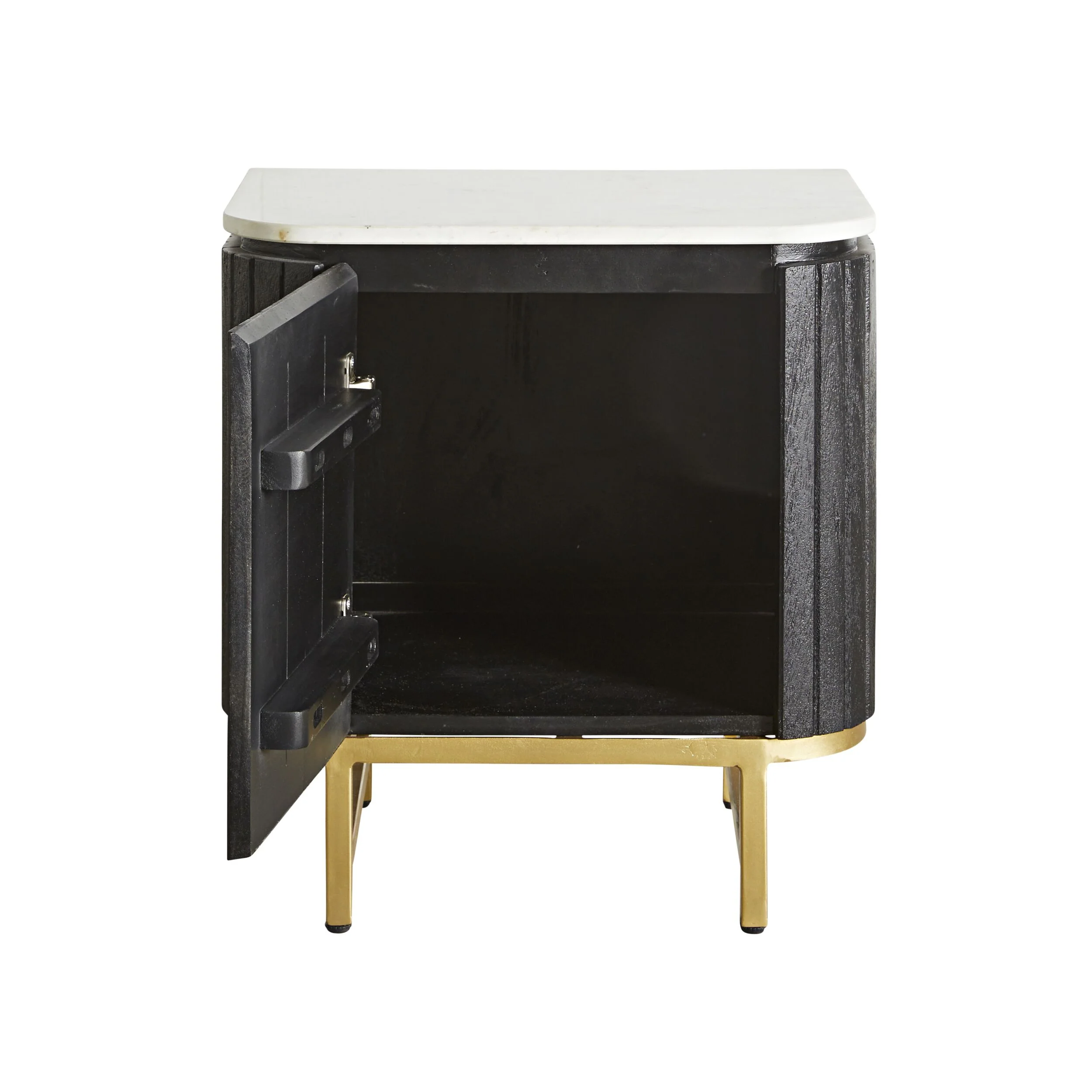 Deva Bedside with Marble Top Black - Image 5