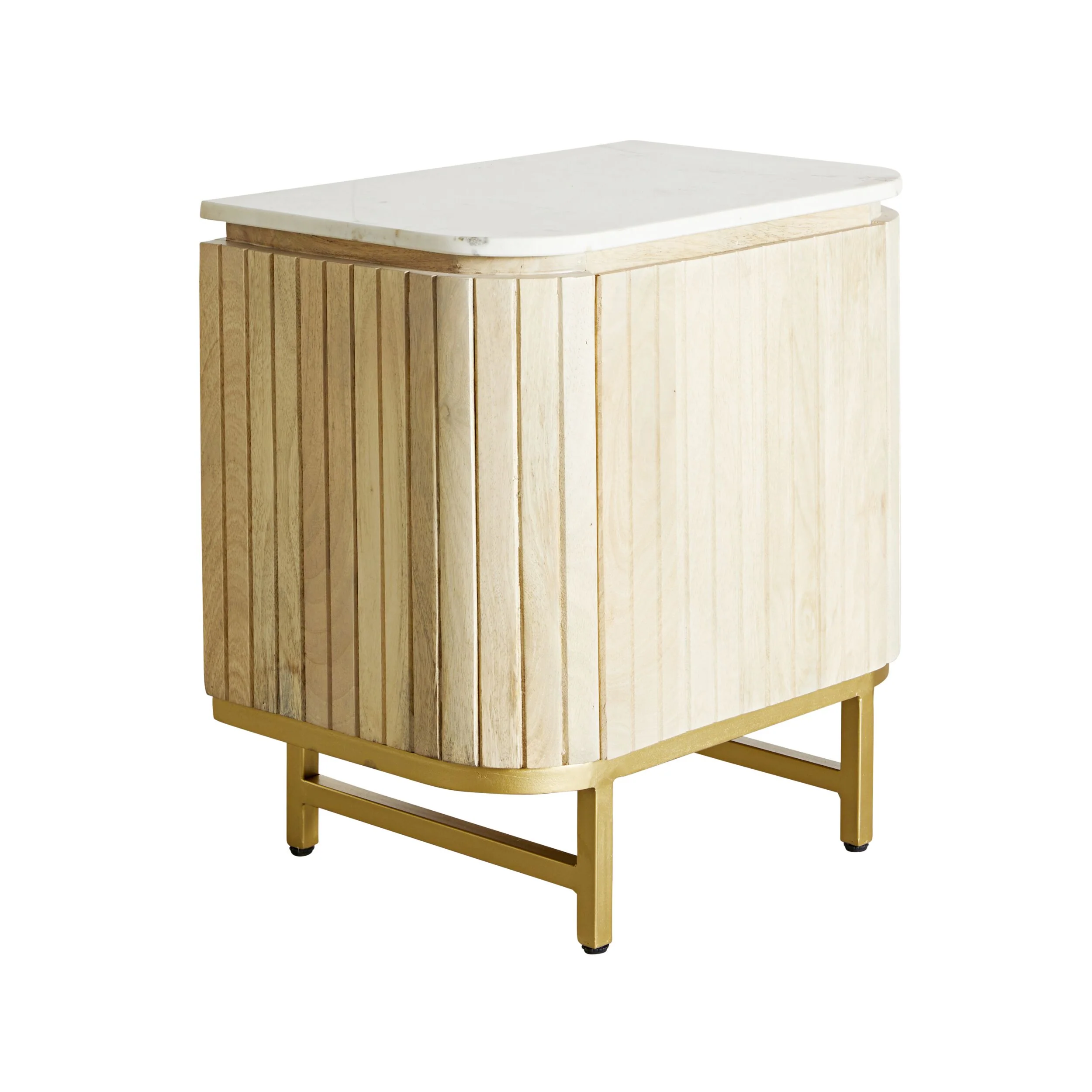 Deva Bedside with Marble Top Natural - Image 2