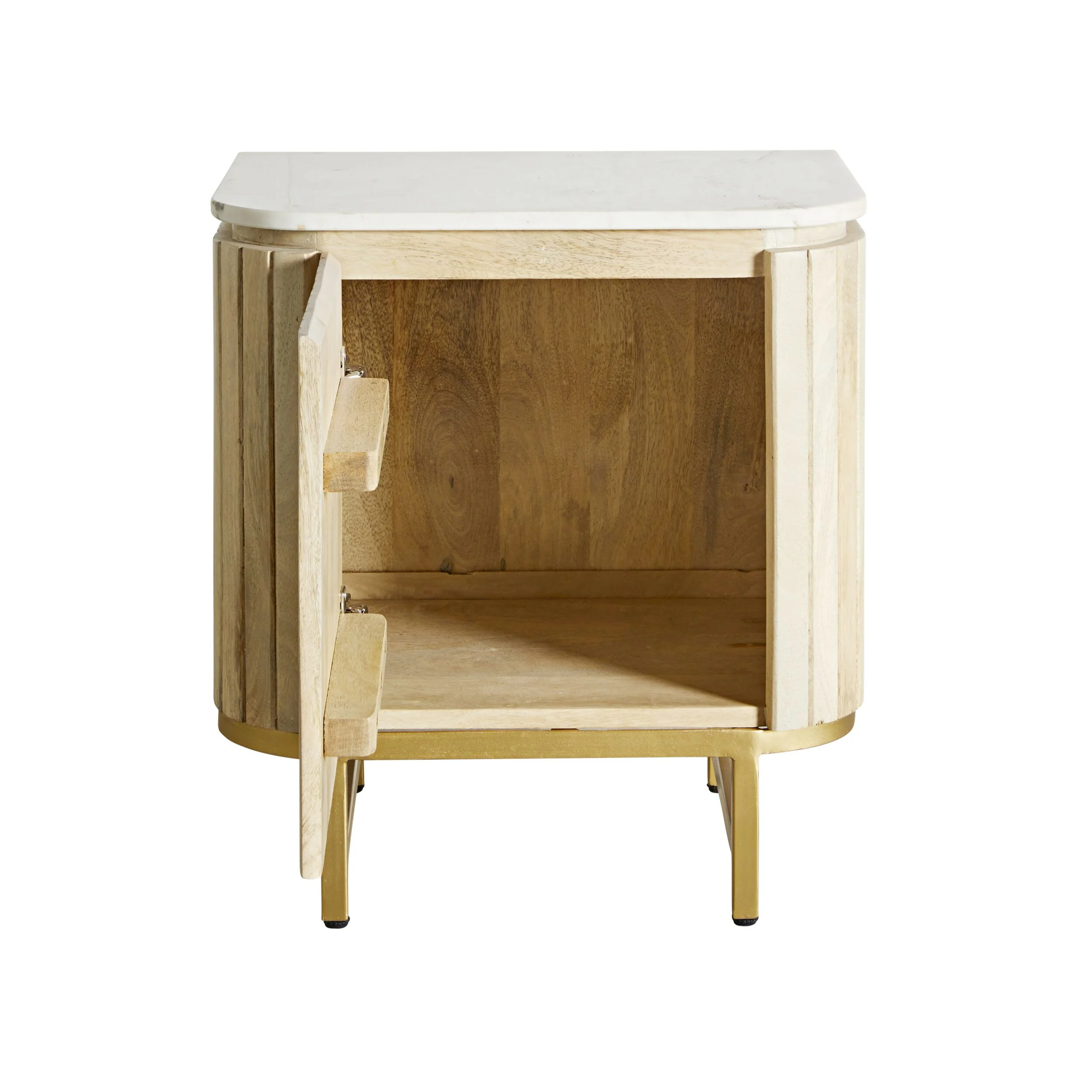 Deva Bedside with Marble Top Natural - Image 5