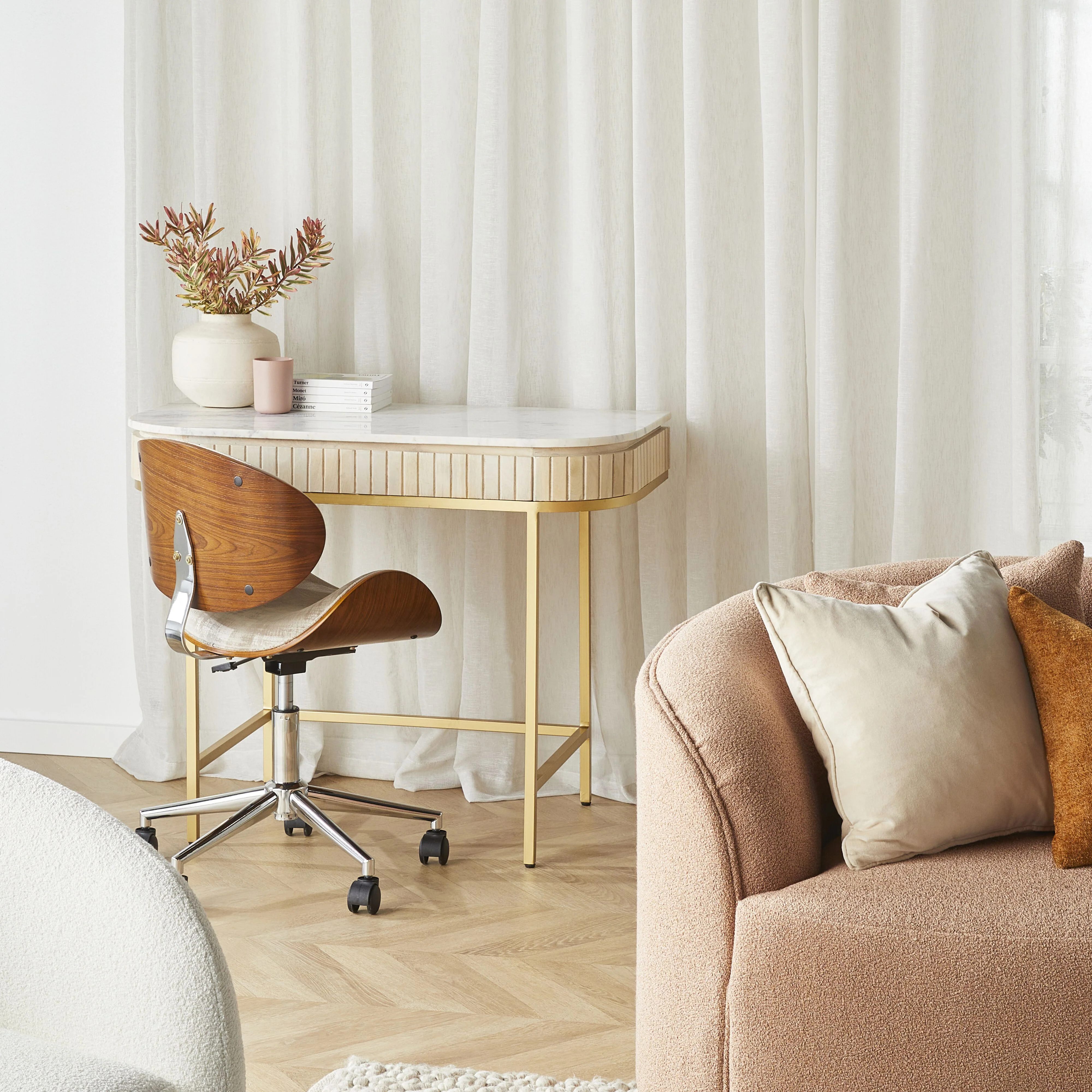 Deva Desk with Marble Top - Image 8