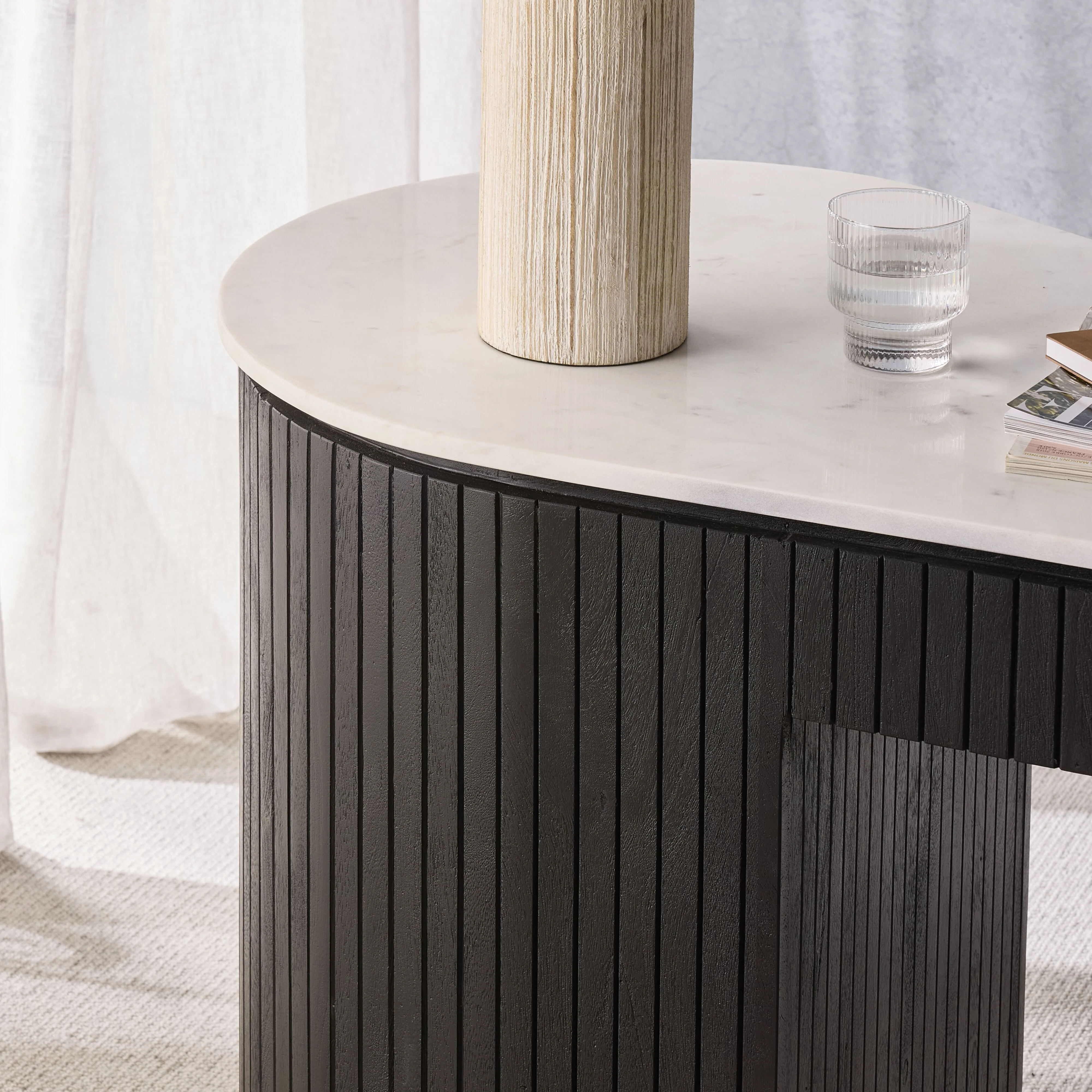 Deva Double Pedestal Desk Black - Image 10