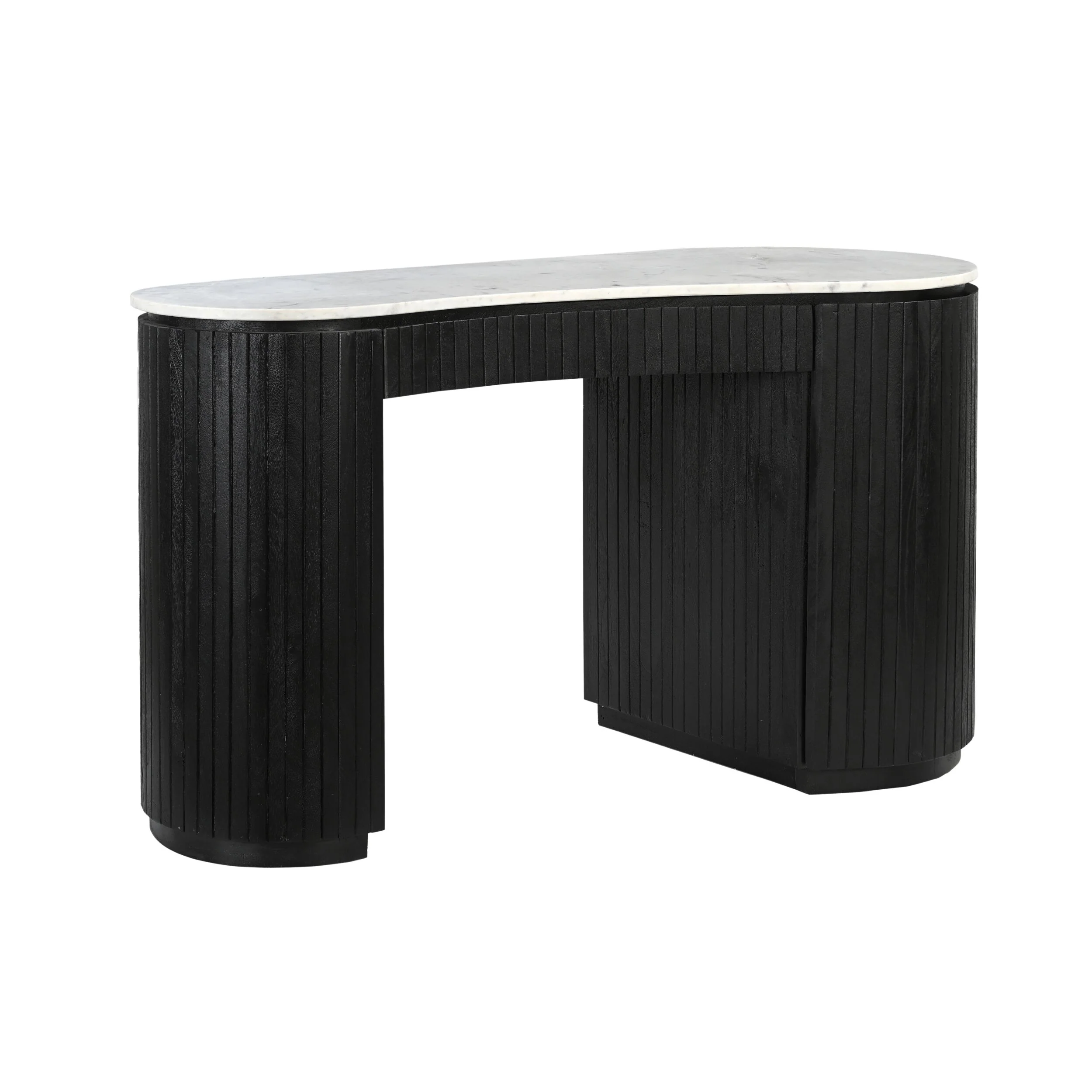 Deva Double Pedestal Desk Black - Image 2