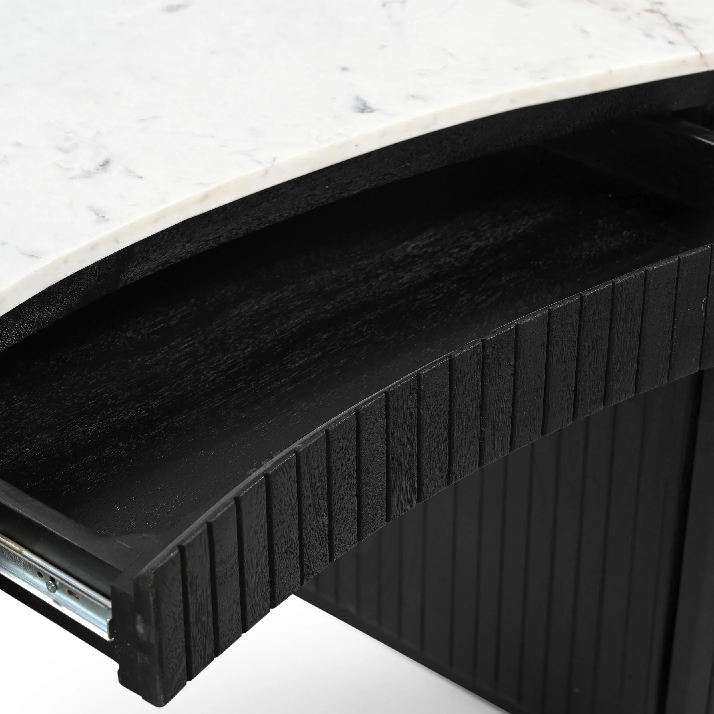 Deva Double Pedestal Desk Black - Image 6