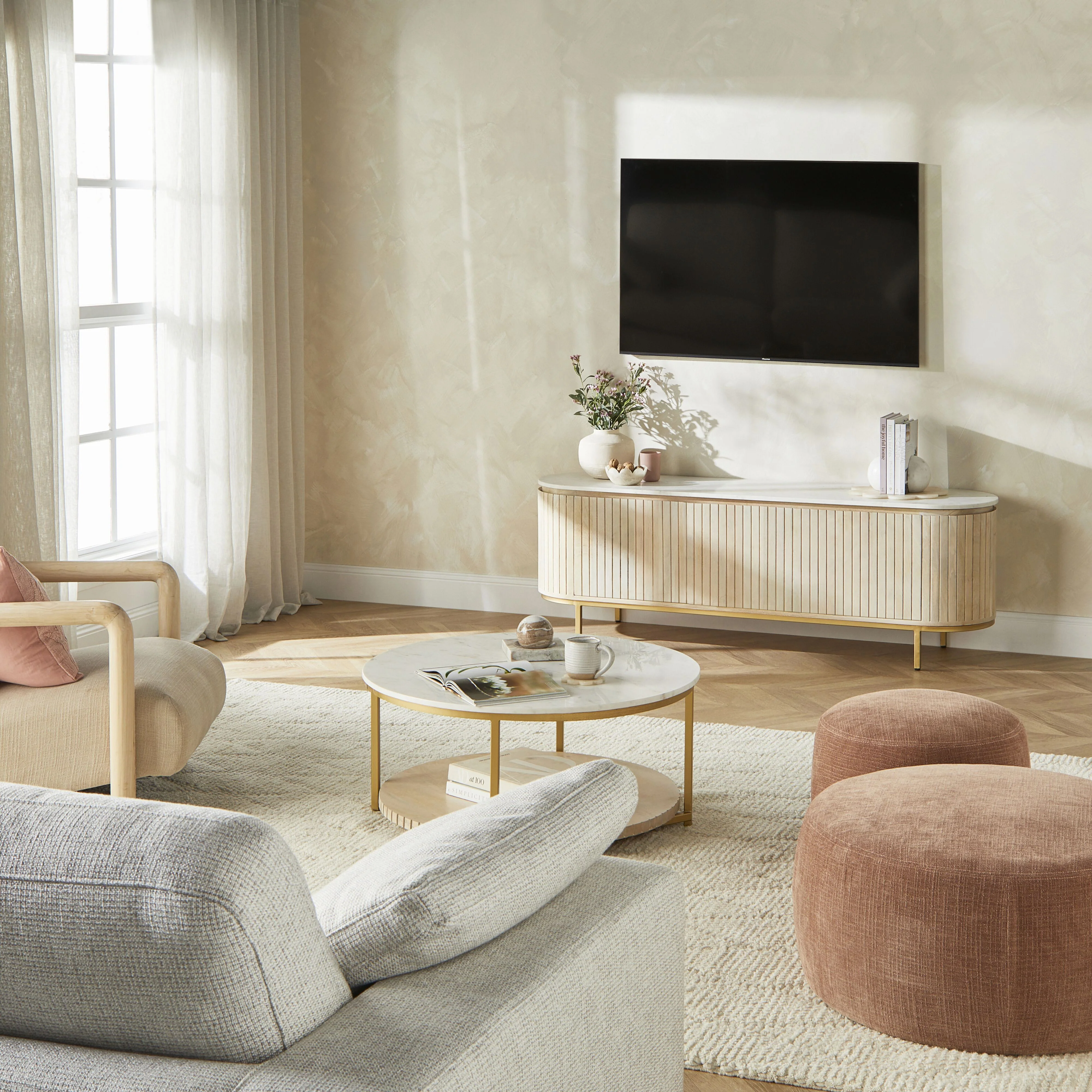Deva Entertainment Unit 170 x 57 x 43cm - Image 9