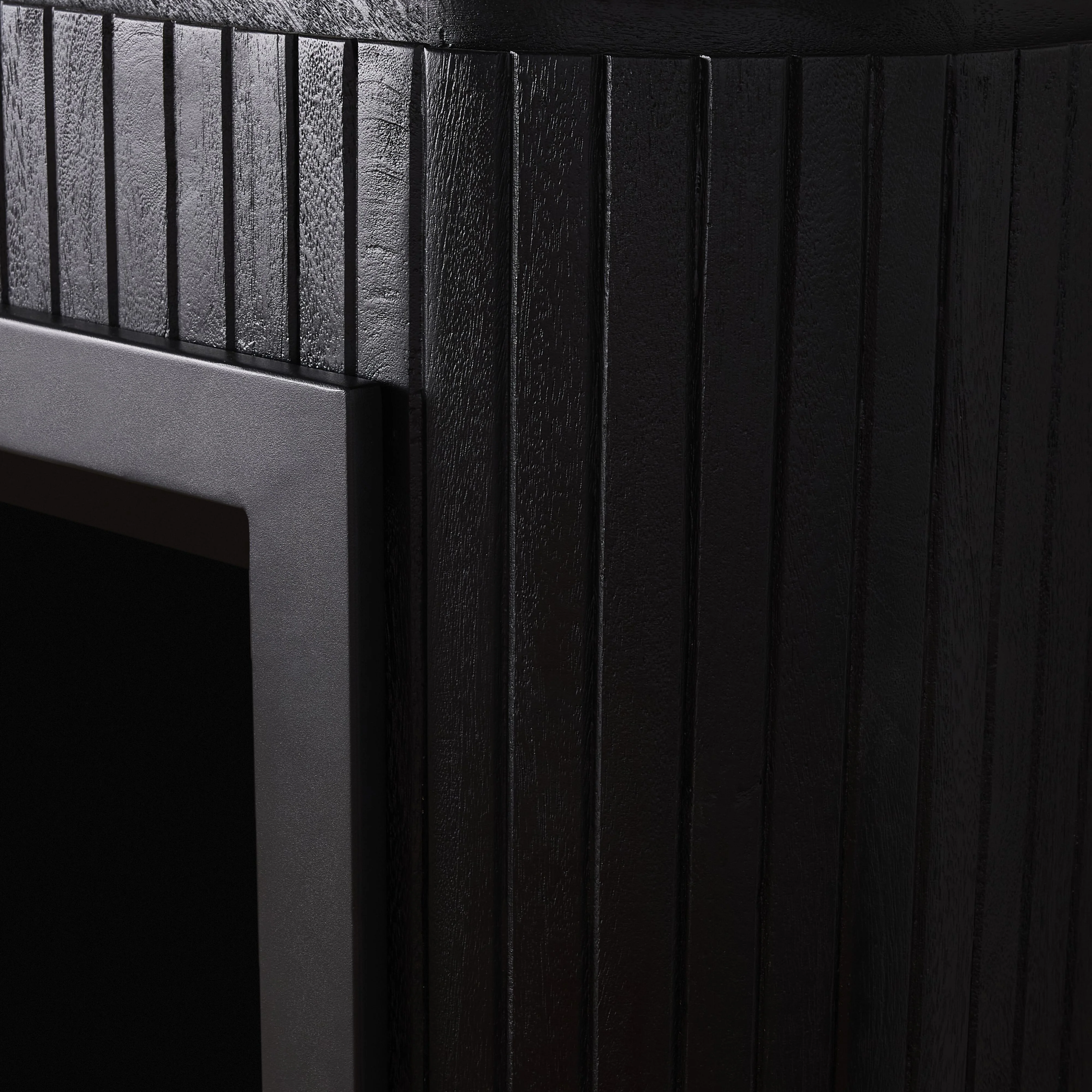Deva Fireplace Black with Insert Package - Image 11