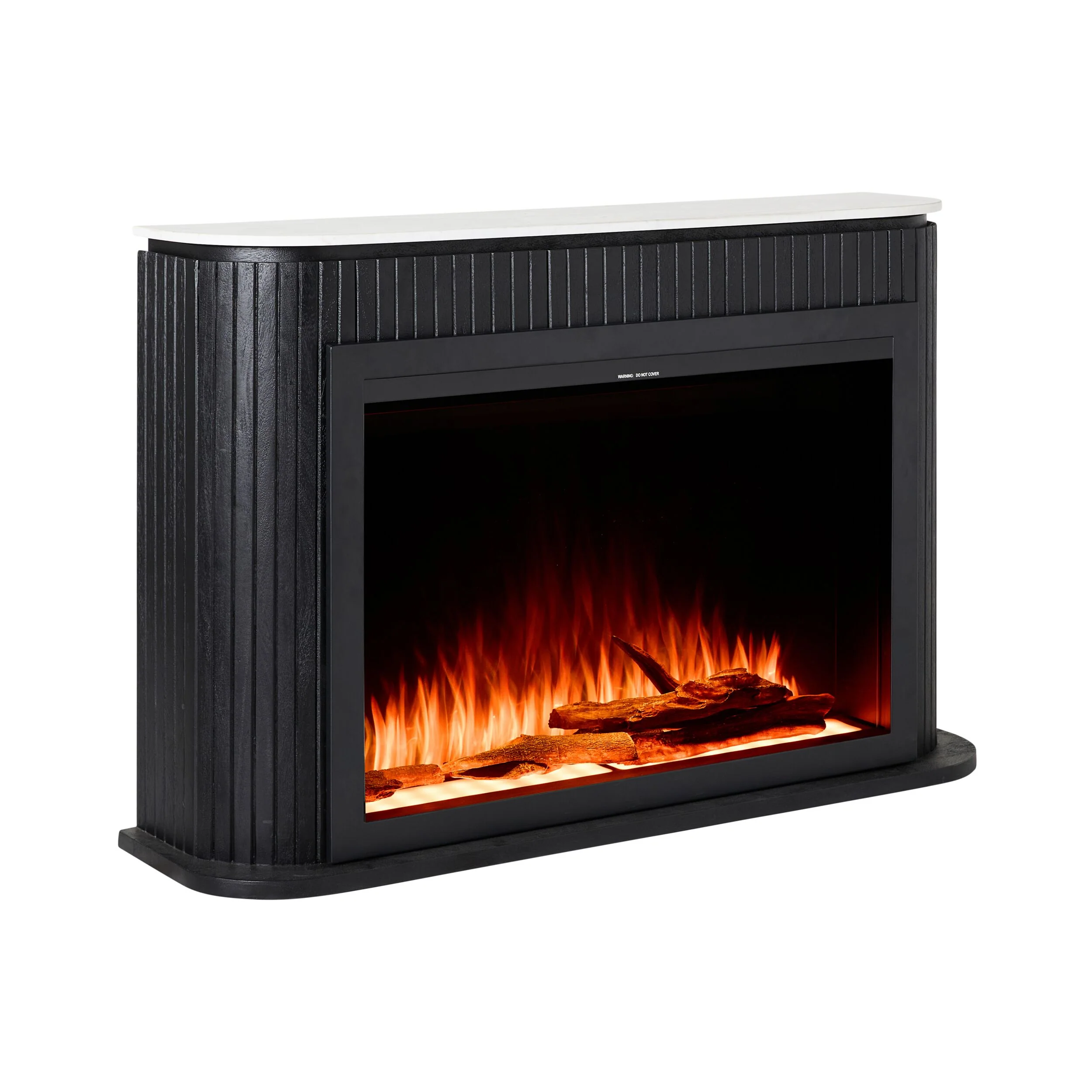 Deva Fireplace Black with Insert Package - Image 3