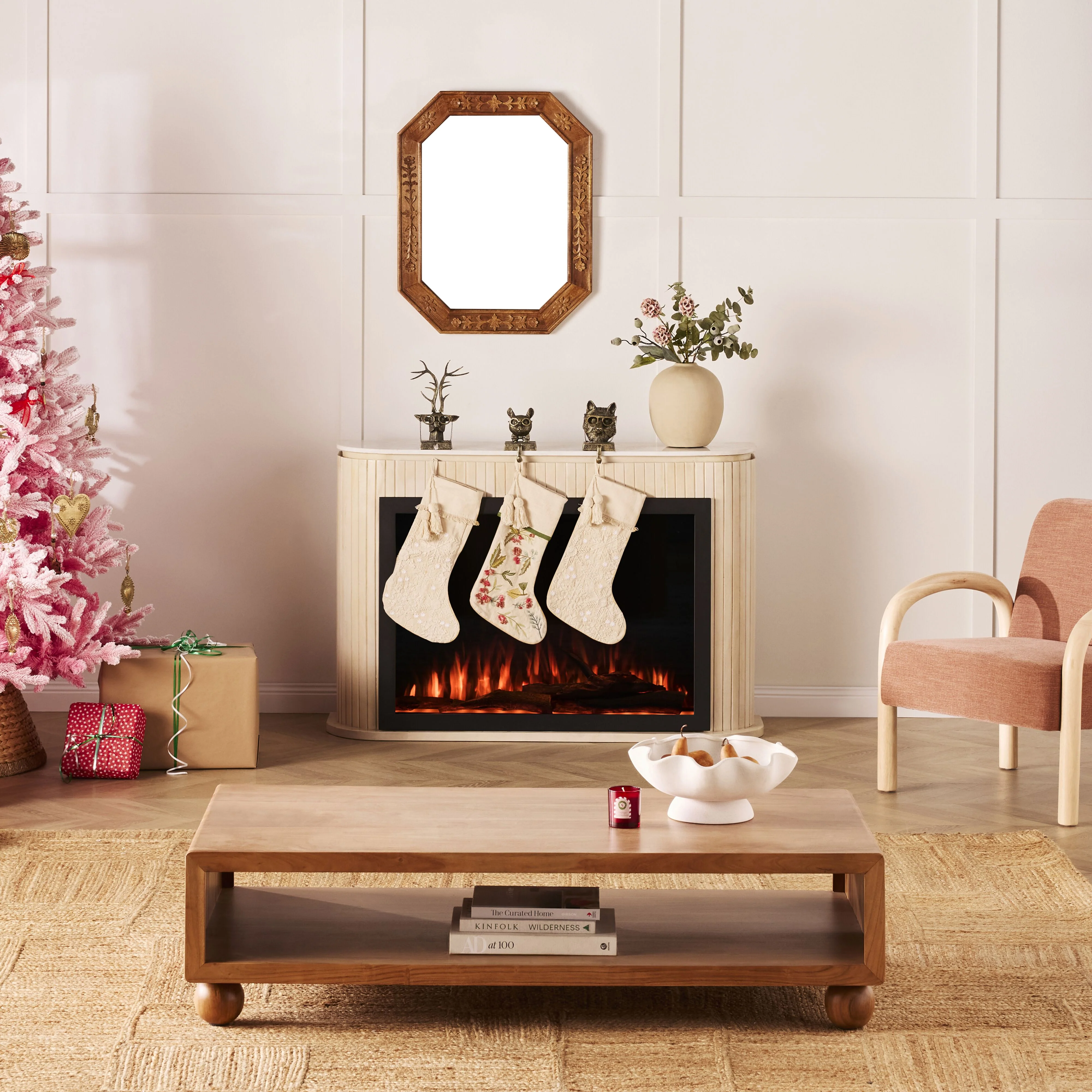 Deva Fireplace Natural with Insert Package - Image 8