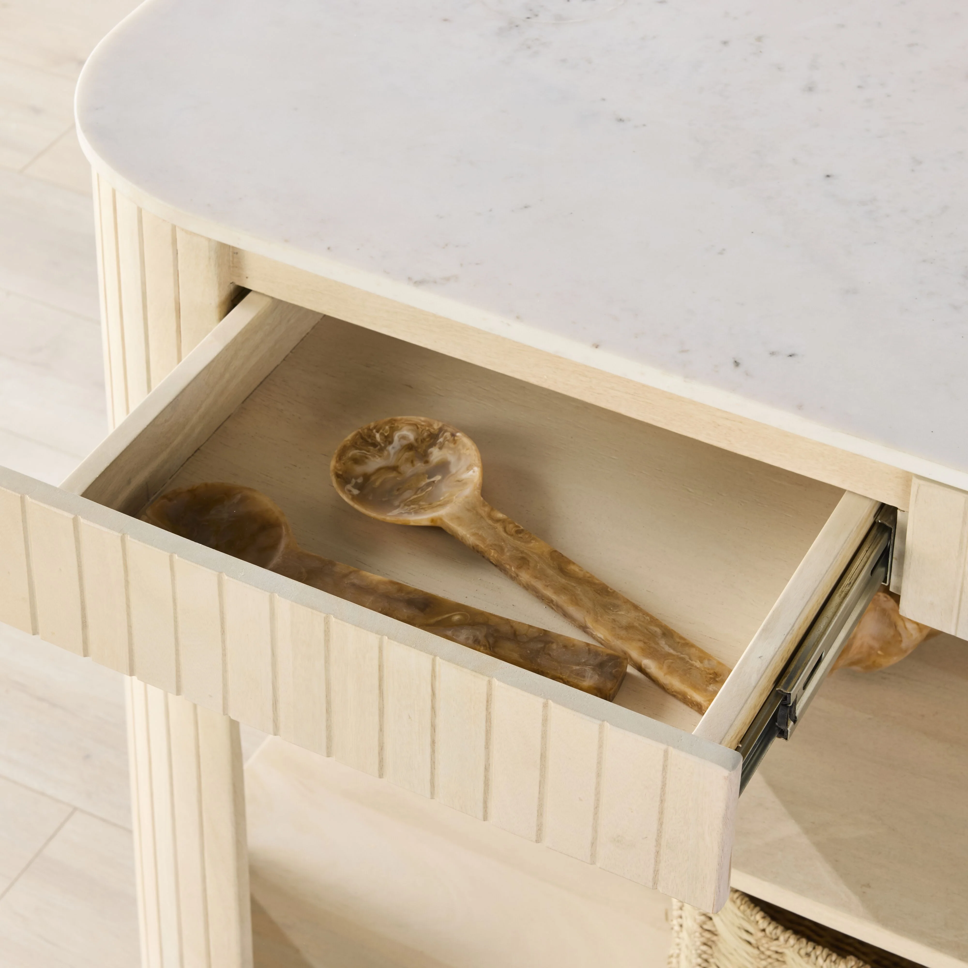 Deva Kitchen Bench Marble Top 120cm - Image 10