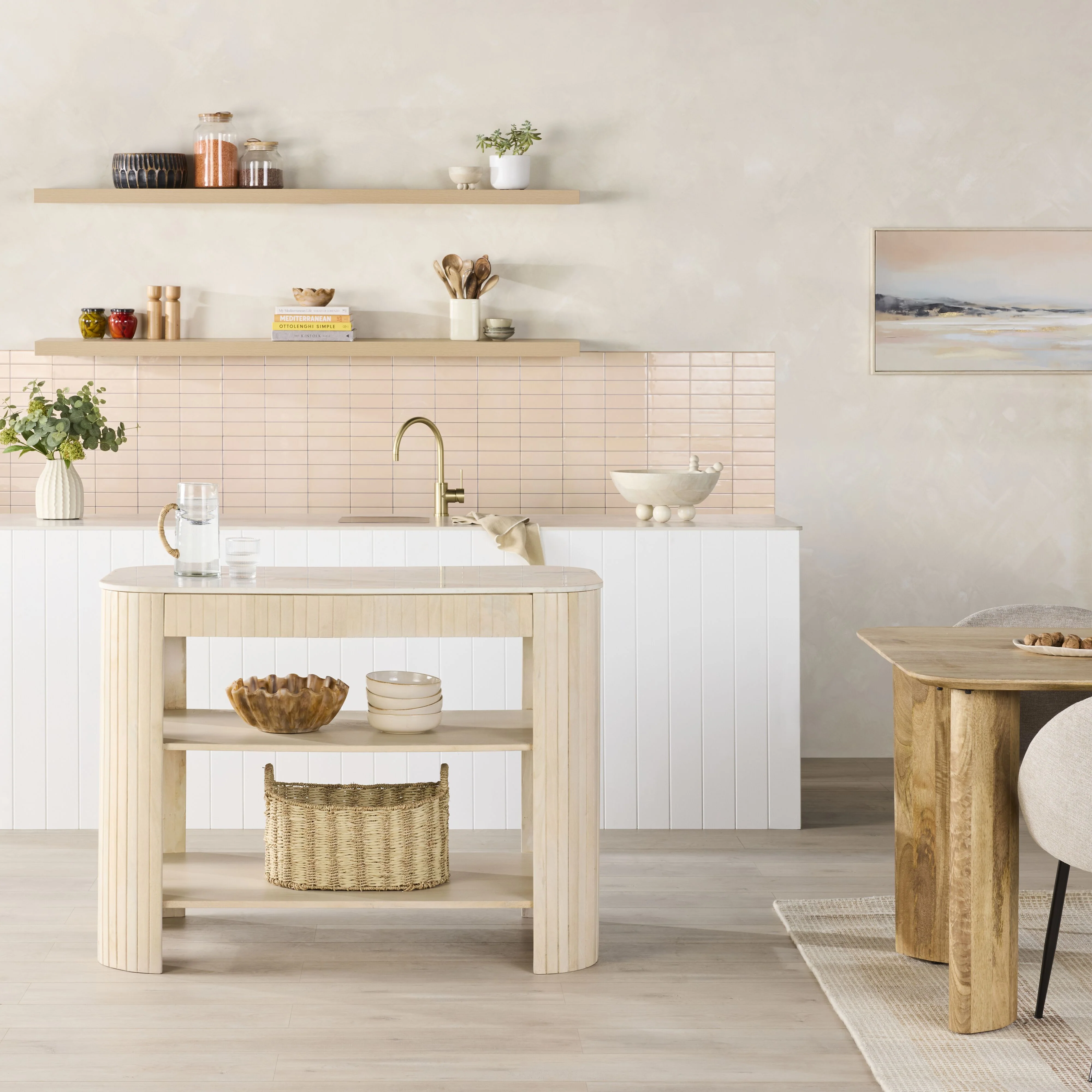 Deva Kitchen Bench Marble Top 120cm - Image 8