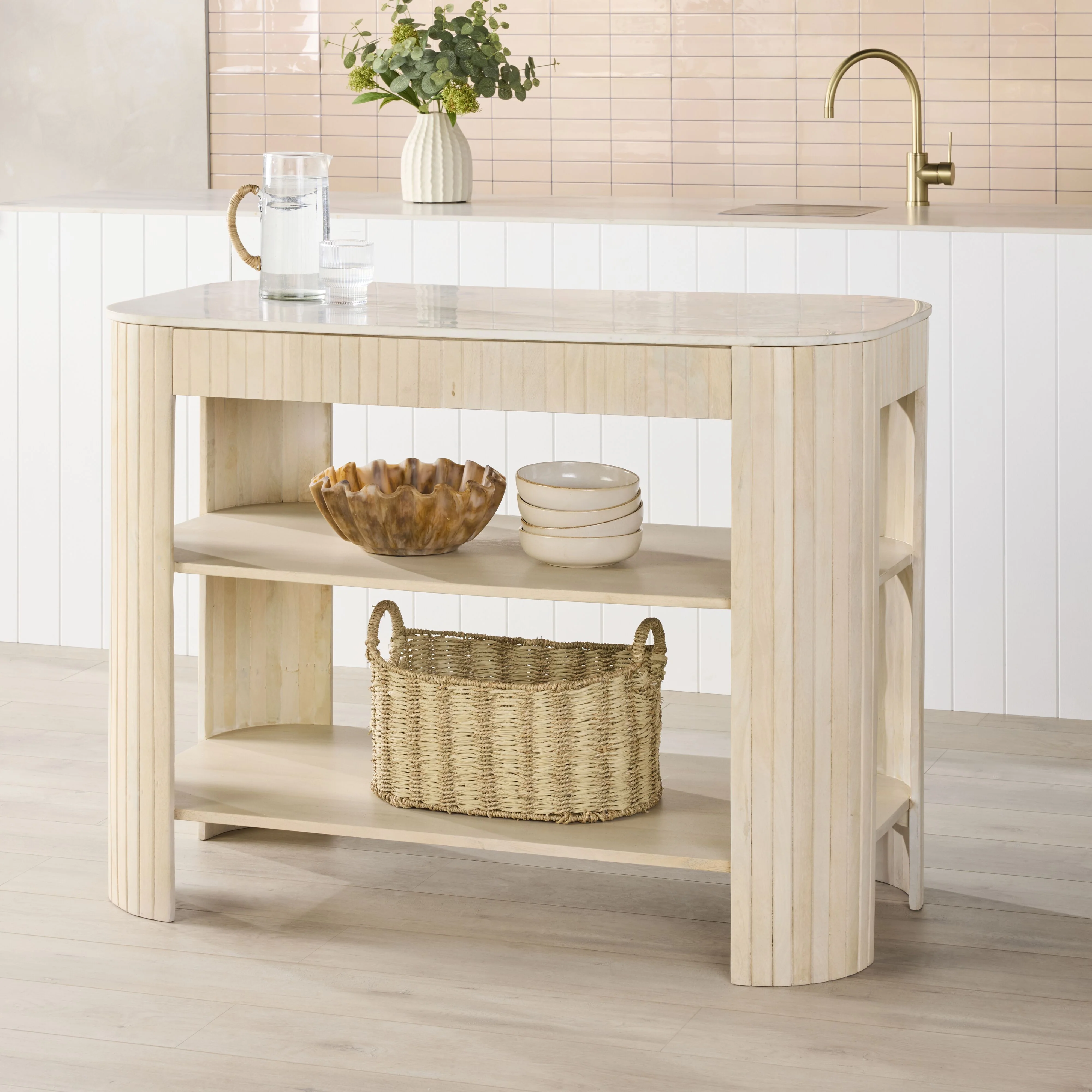 Deva Kitchen Bench Marble Top 120cm - Image 9