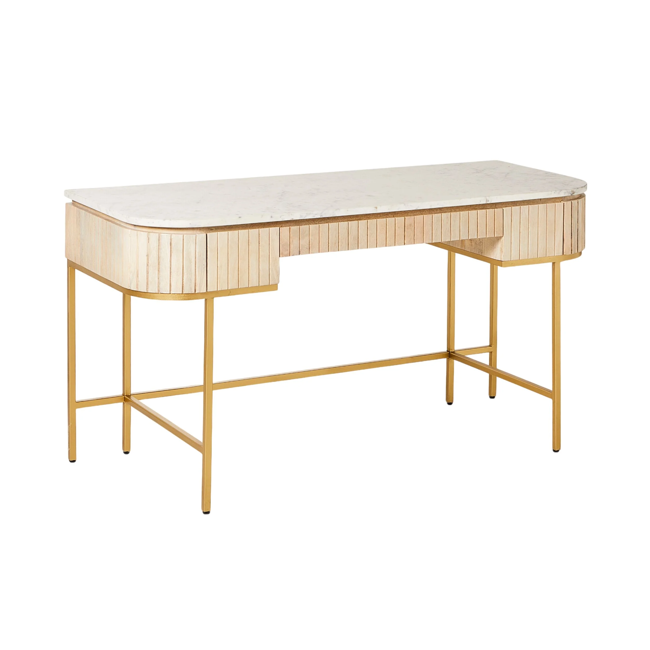 Deva Large 3 Drawer Desk - Image 3