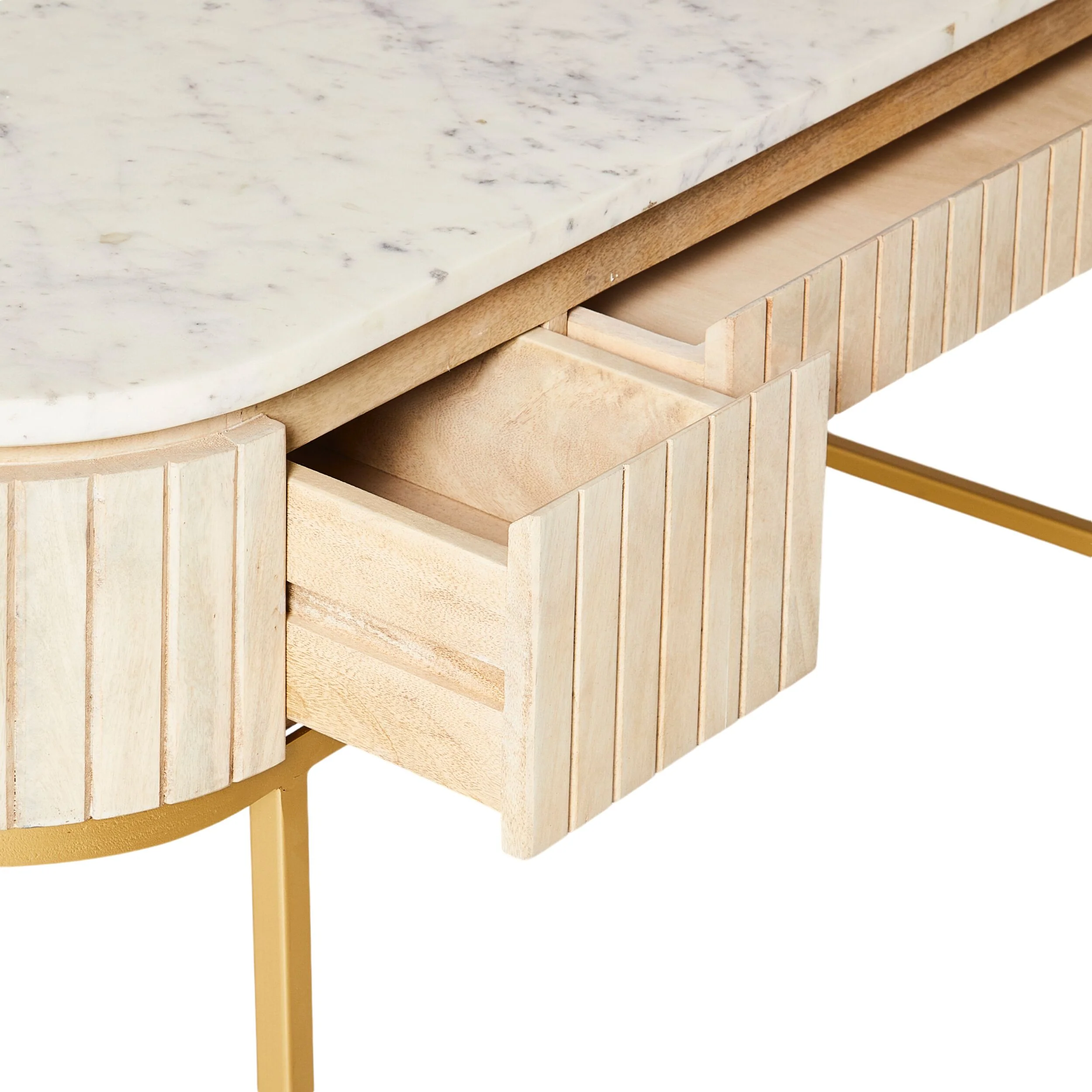 Deva Large 3 Drawer Desk - Image 8