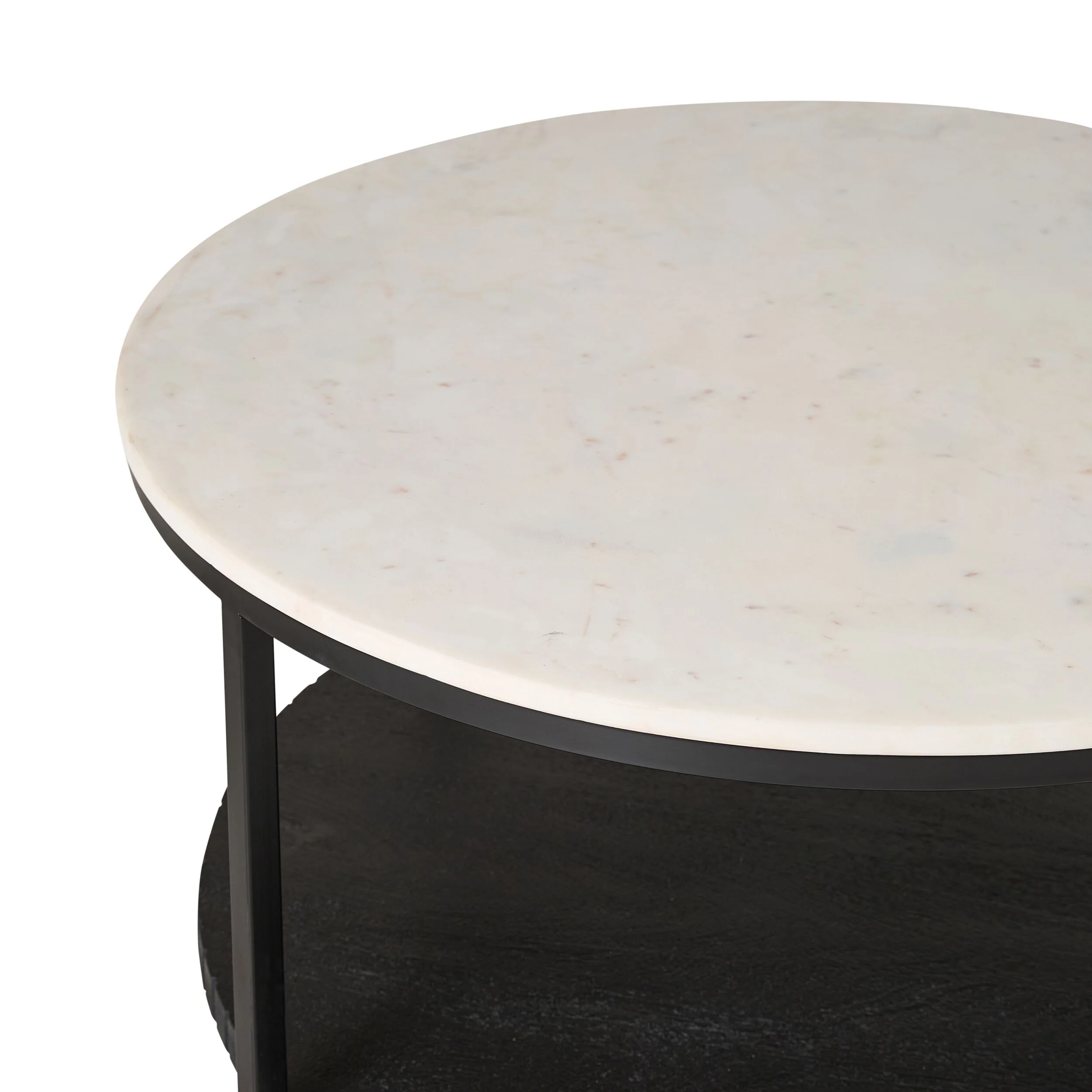 Deva Round Coffee Table Black - Image 3