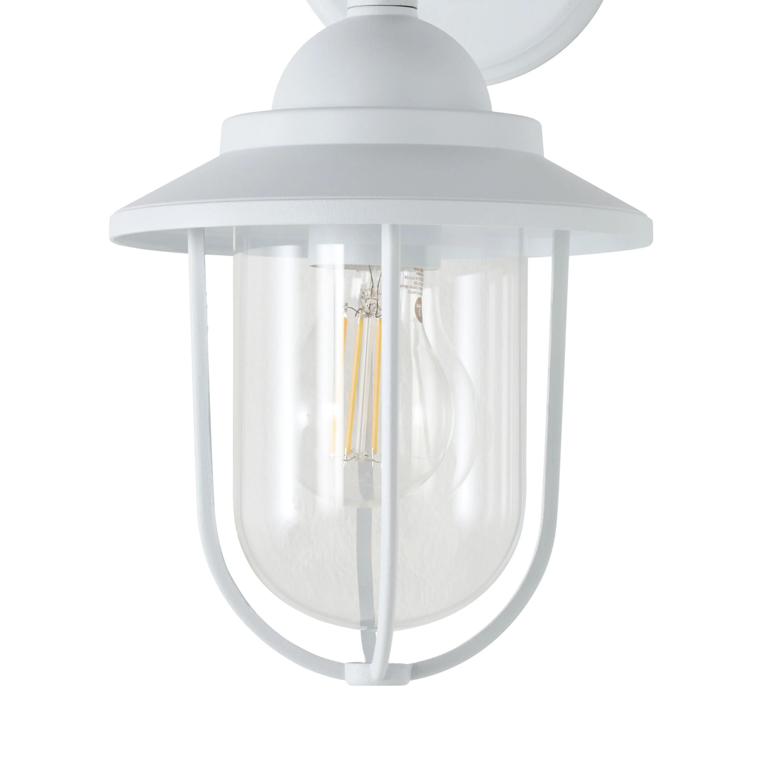 Devon 1 Light Exterior Wall Bracket White - Image 3