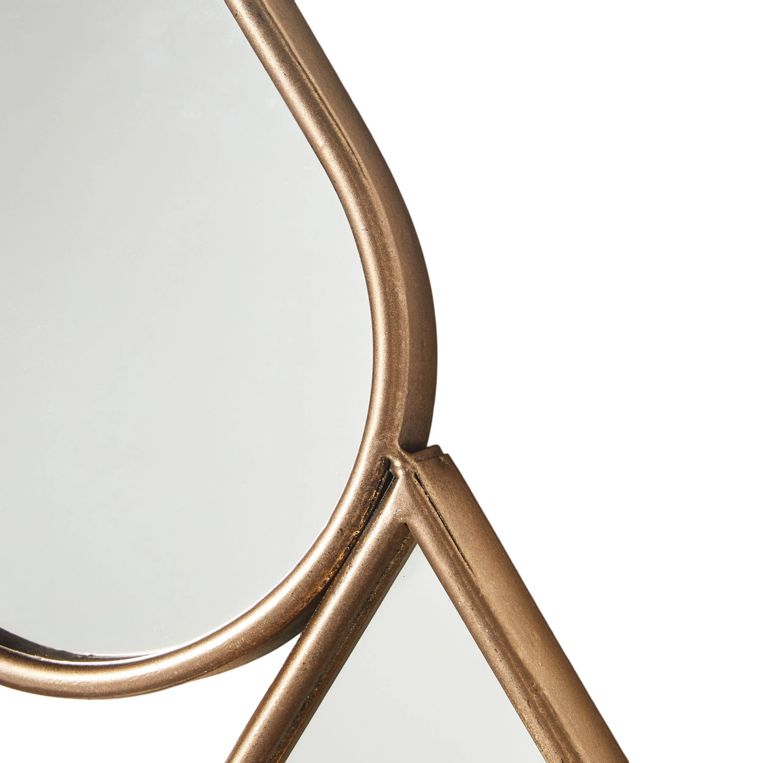 Diamond Teardrops Gold Mirror 99x49.5cm - Image 2