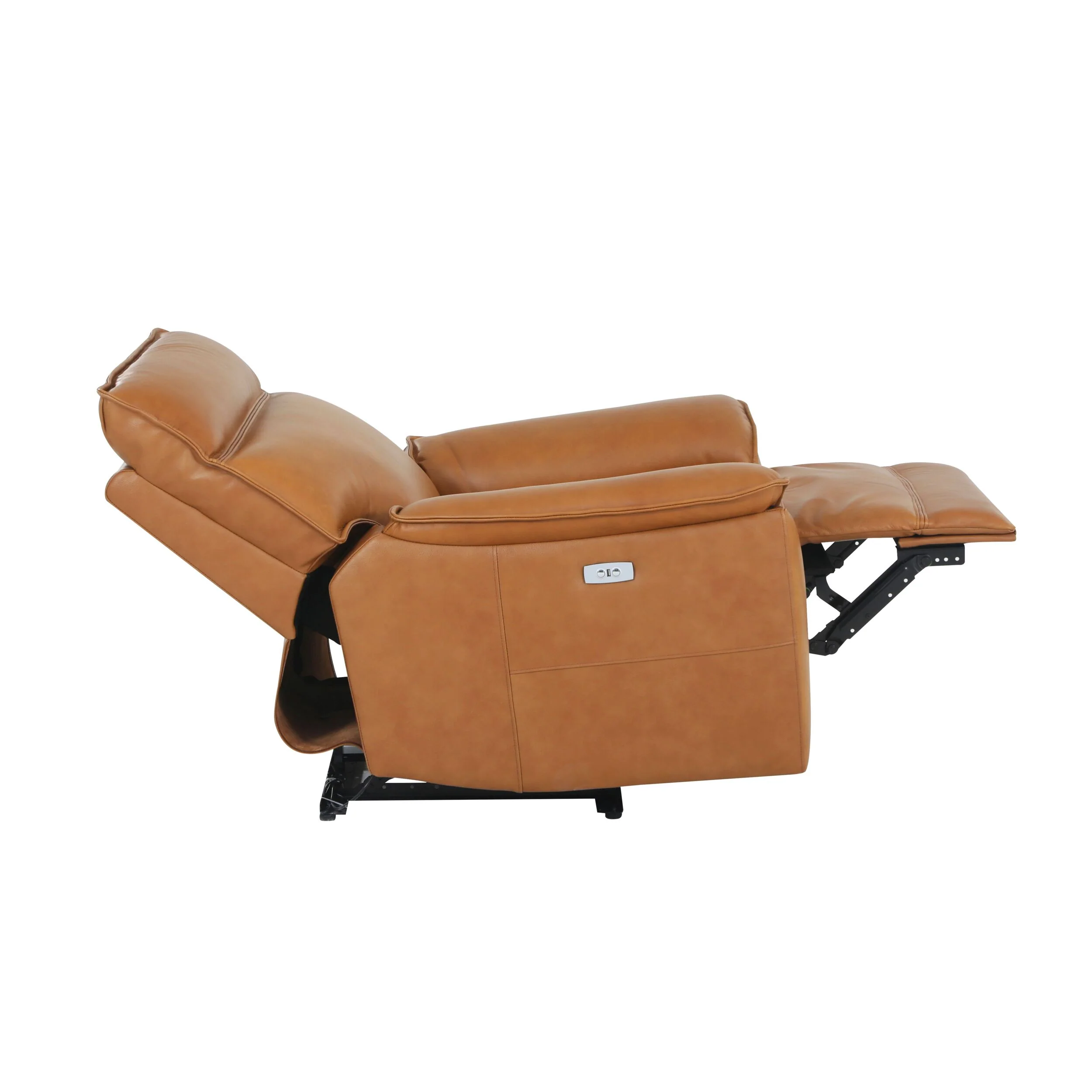 Dillon 1 Seater Leather Recliner Dakota Light Chestnut - Image 5