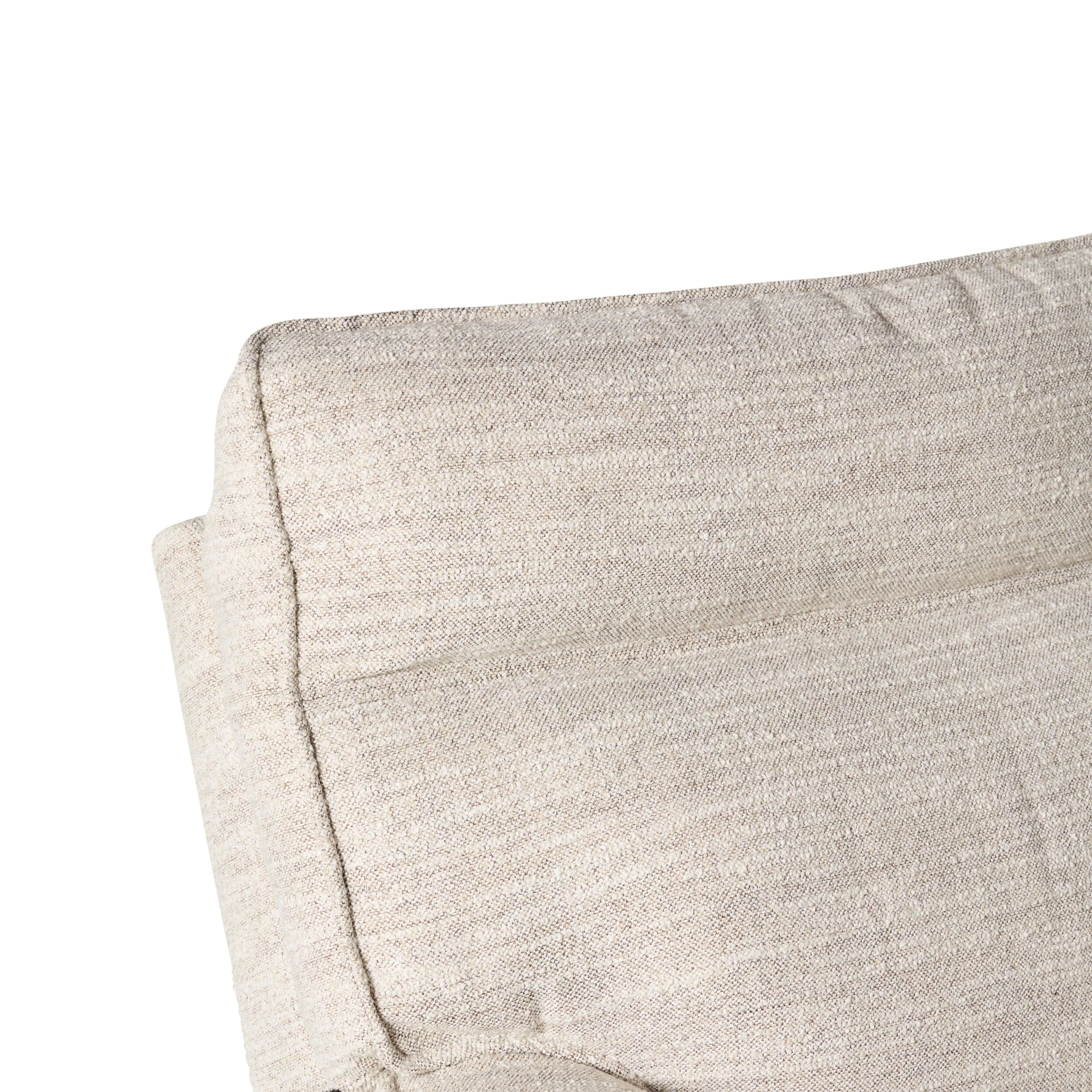 Dillon 1 Seater Recliner Natural Textured Slub - Image 7