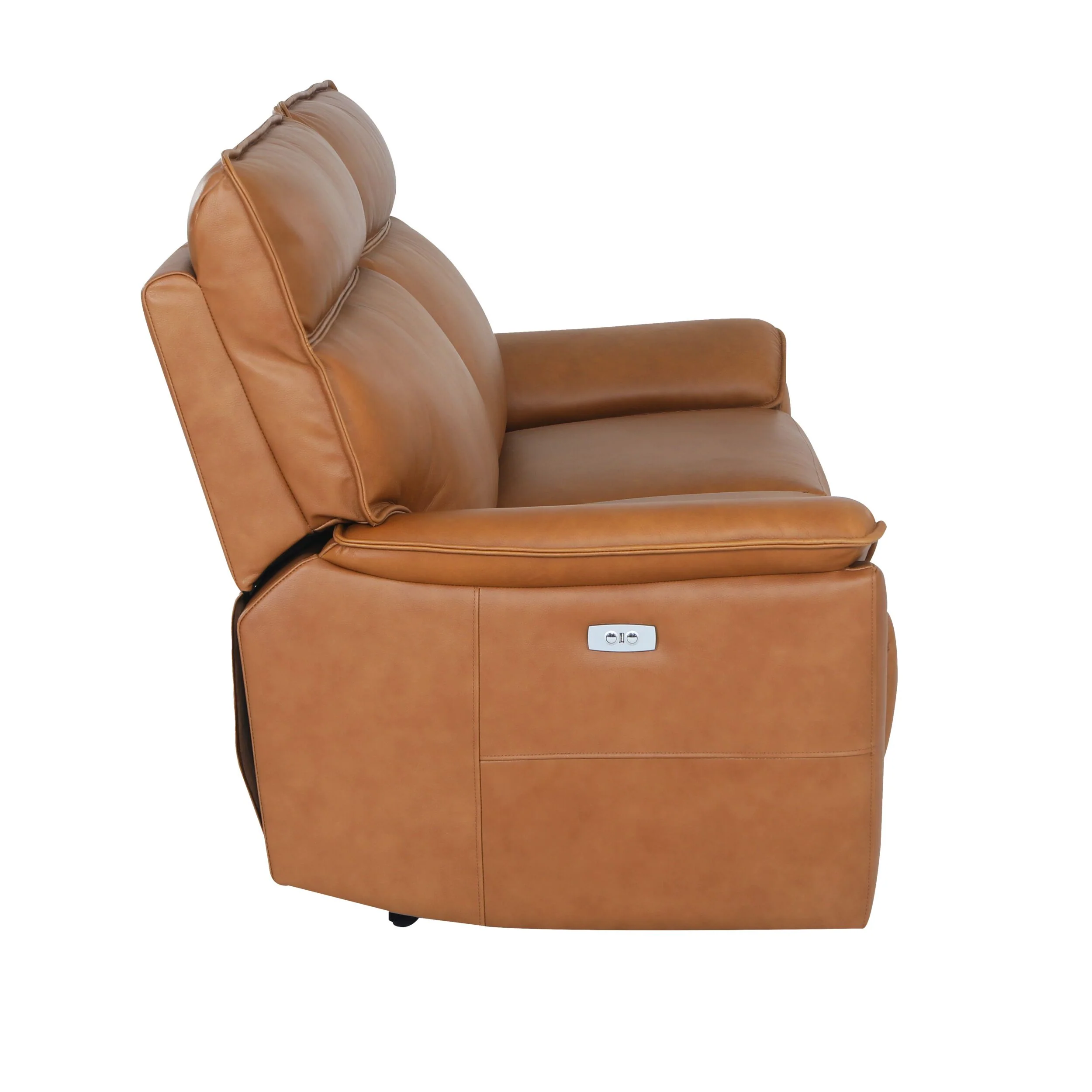 Dillon 2 Seater Leather Recliner Sofa Dakota Light Chestnut - Image 5