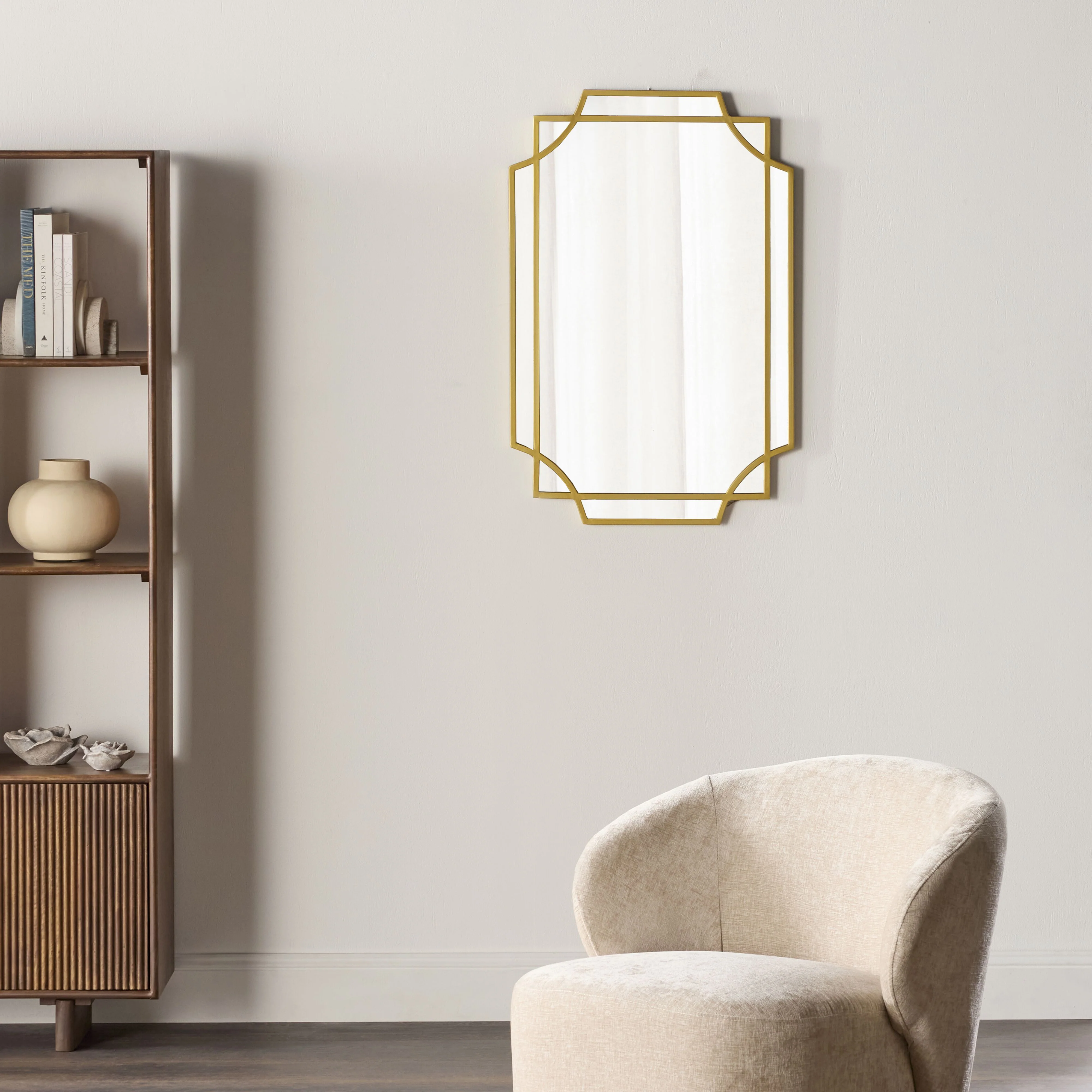 Dominique Emerald Mirror 90x60cm - Image 3