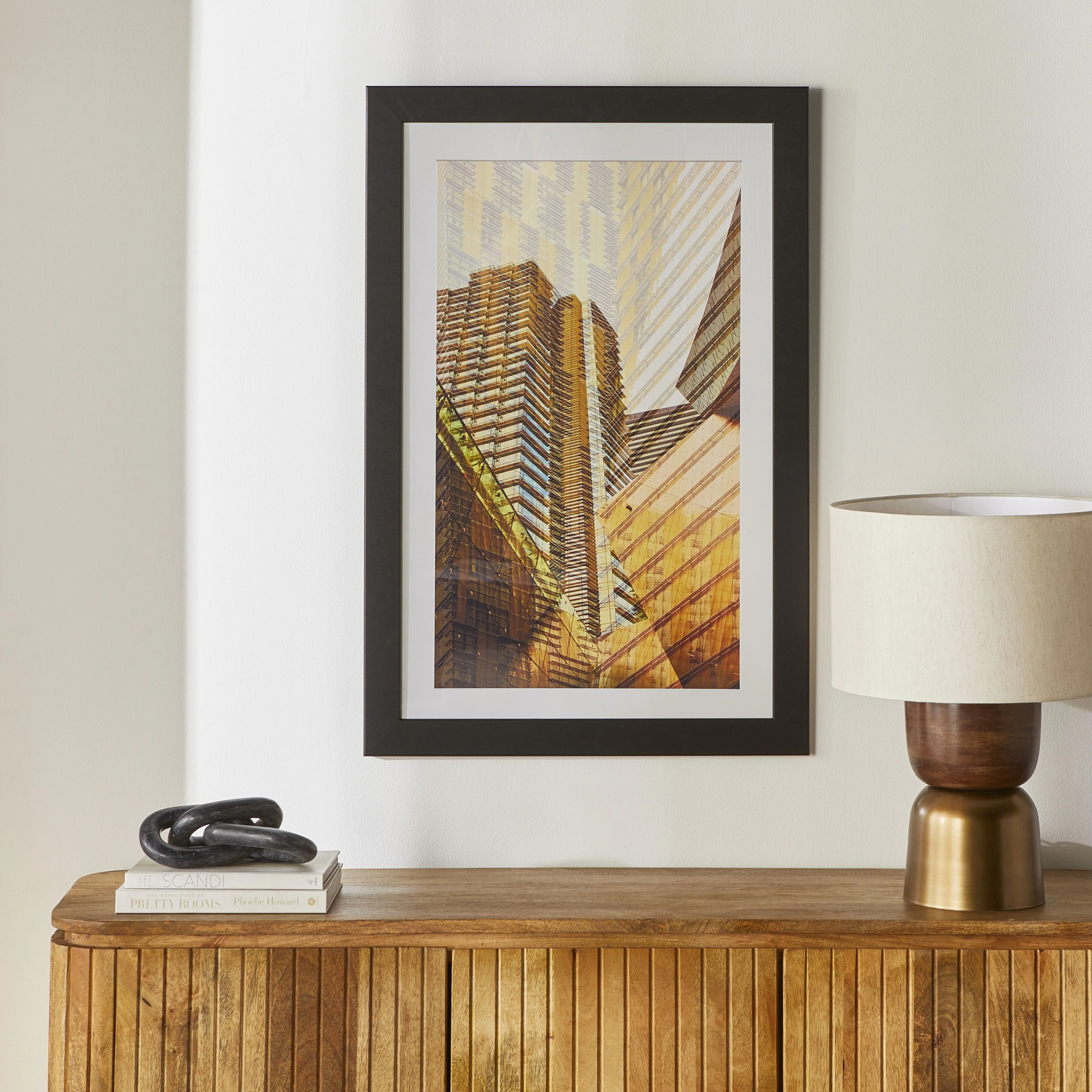 Double Take II Glass Framed Print 60x90cm - Image 4