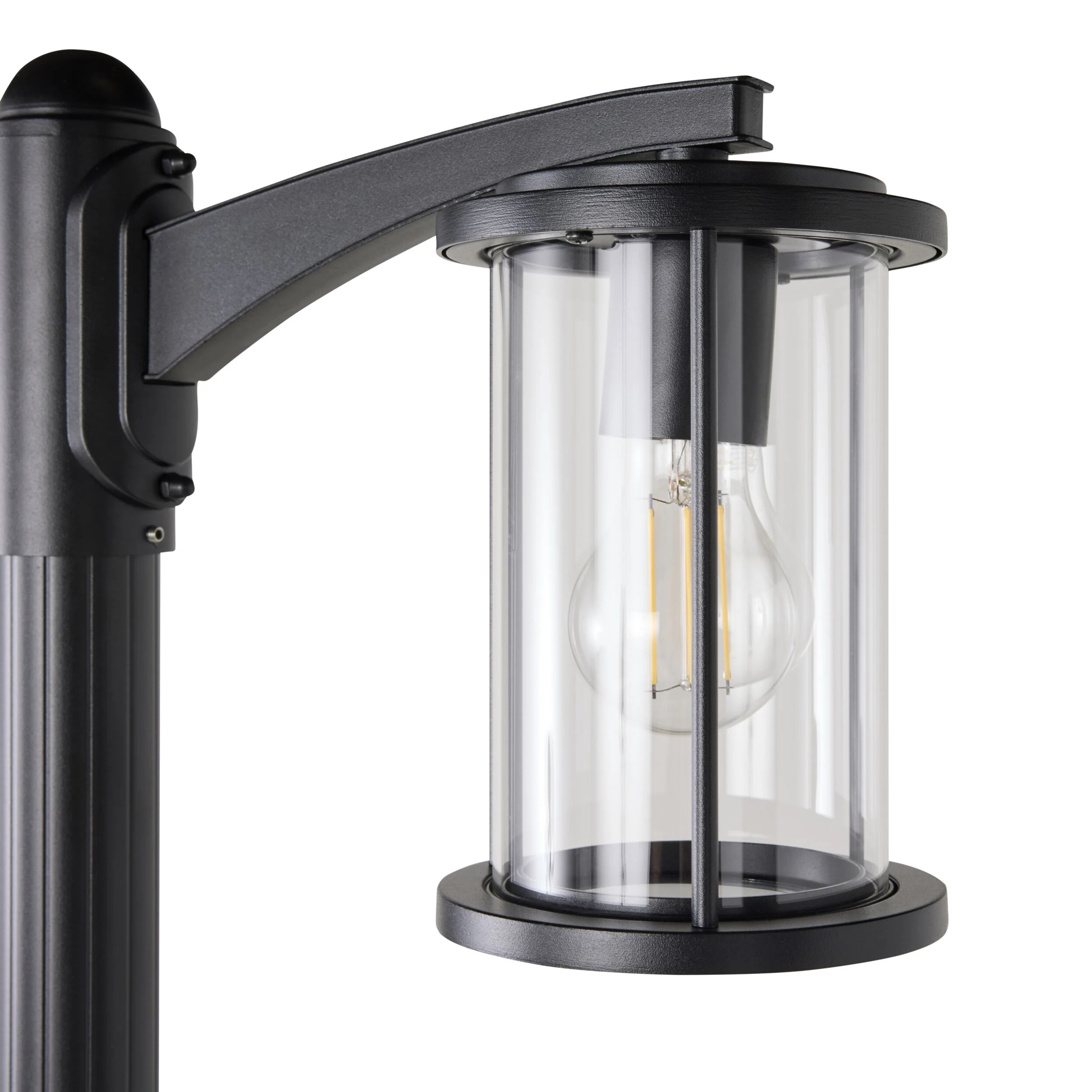 Dover 1 Light Exterior Lamp Post Black 200cm - Image 3