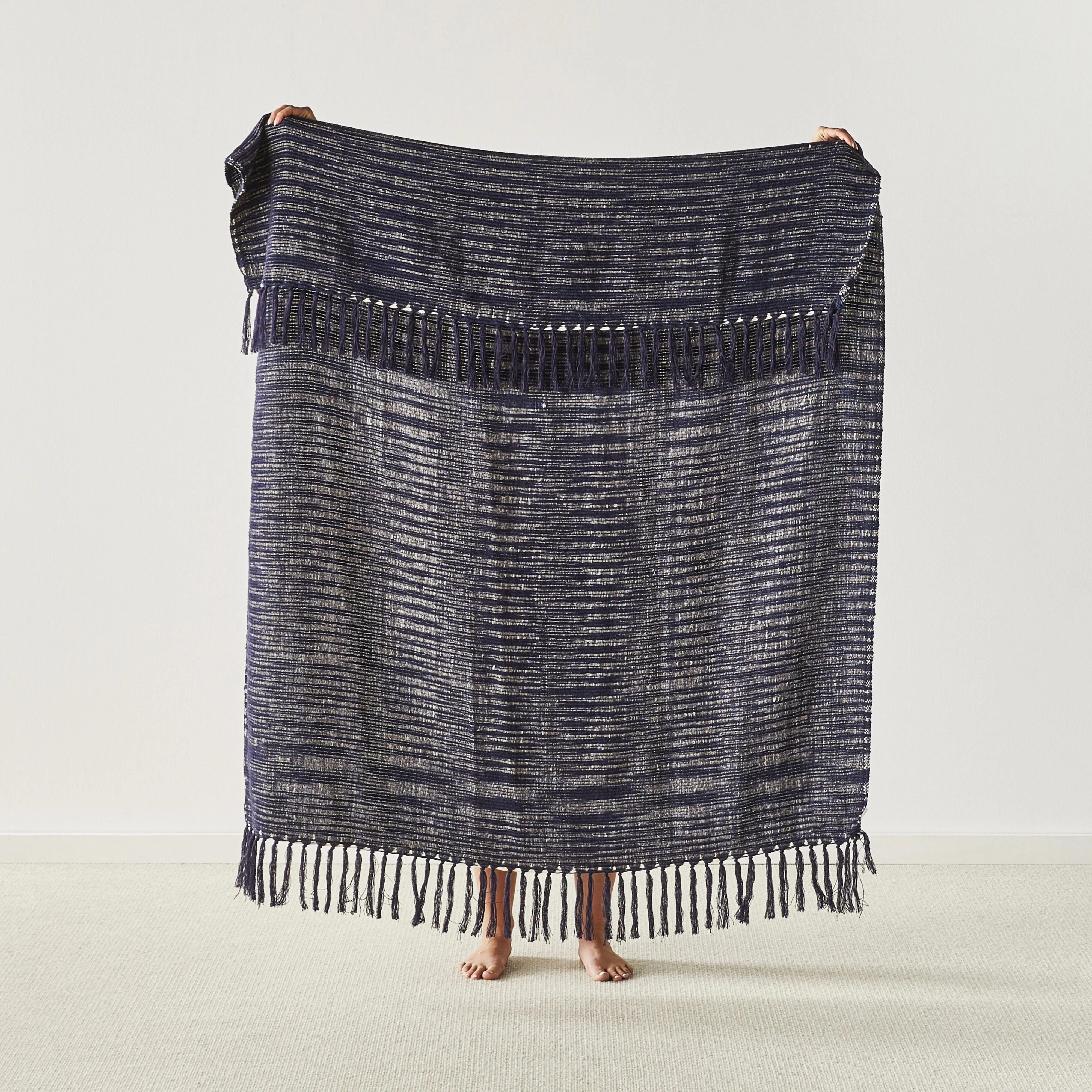 Dover Space Dye Throw Ink 130x170cm - Image 6