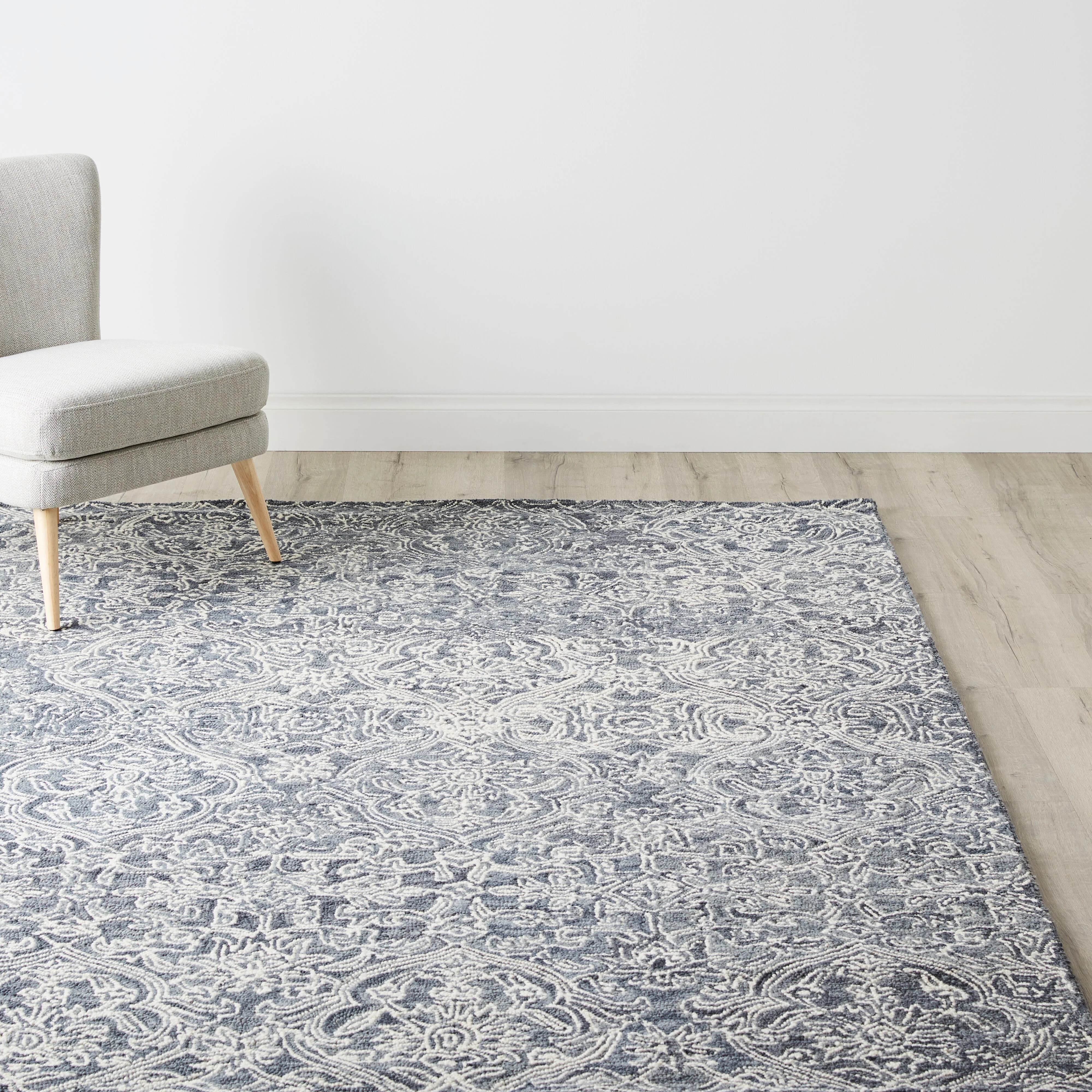 Dreamtime Floral Hand Tufted Micro Loop Pile Wool Rug 300x240cm - Image 3