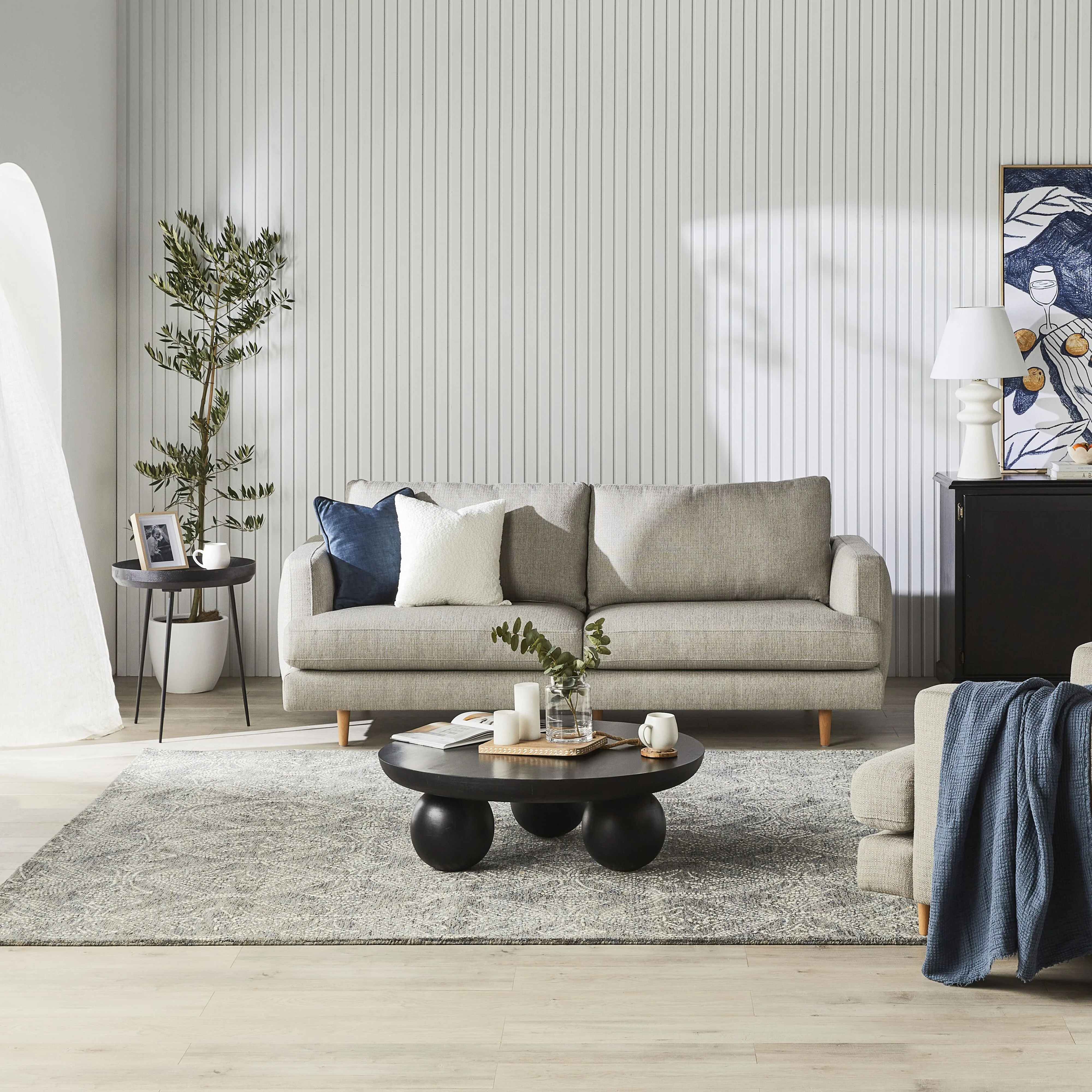 Dreamtime Hand Tufted Wool Grey Rug 300x240cm - Image 5