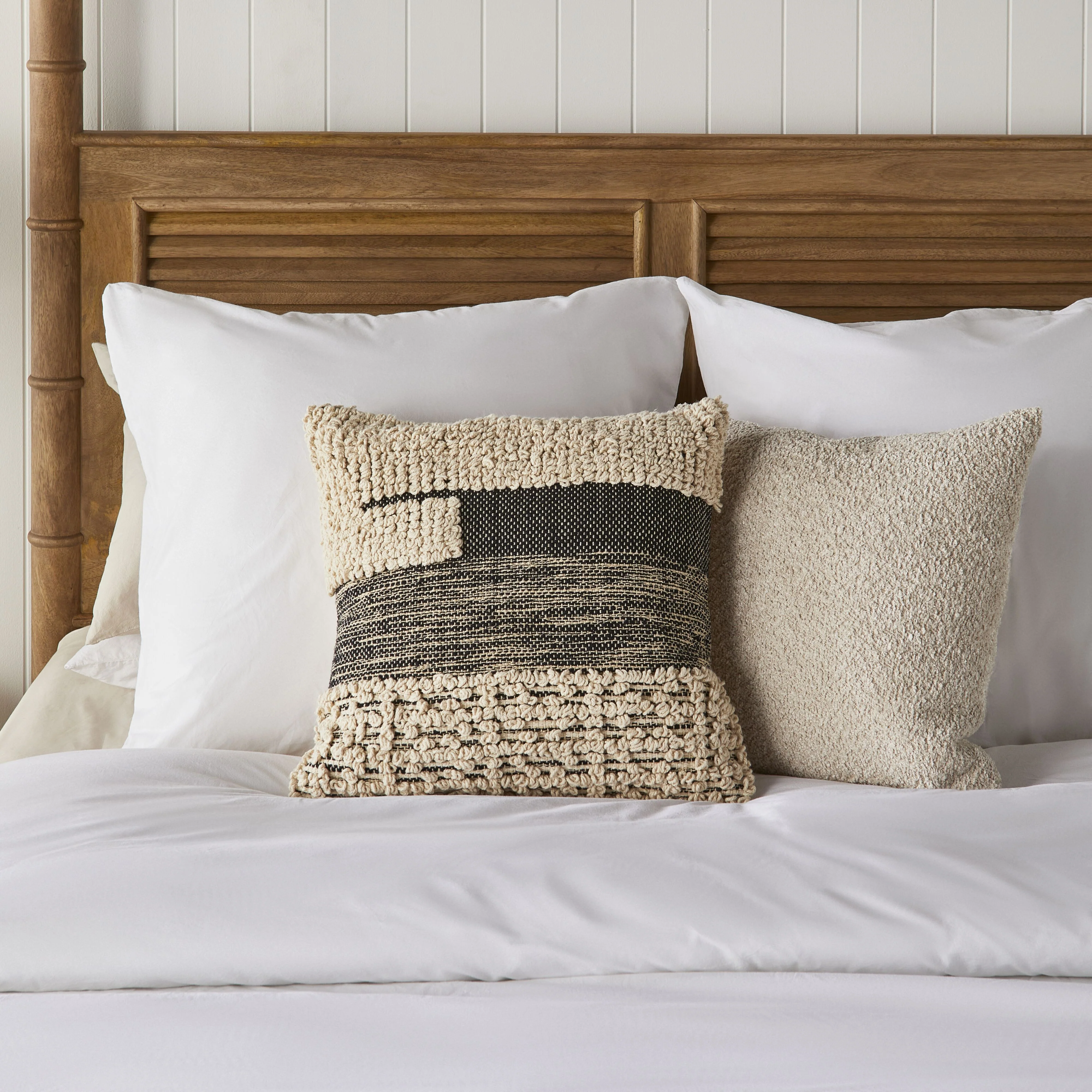 Drew Abstract Weave Cushion 45x45cm - Image 5