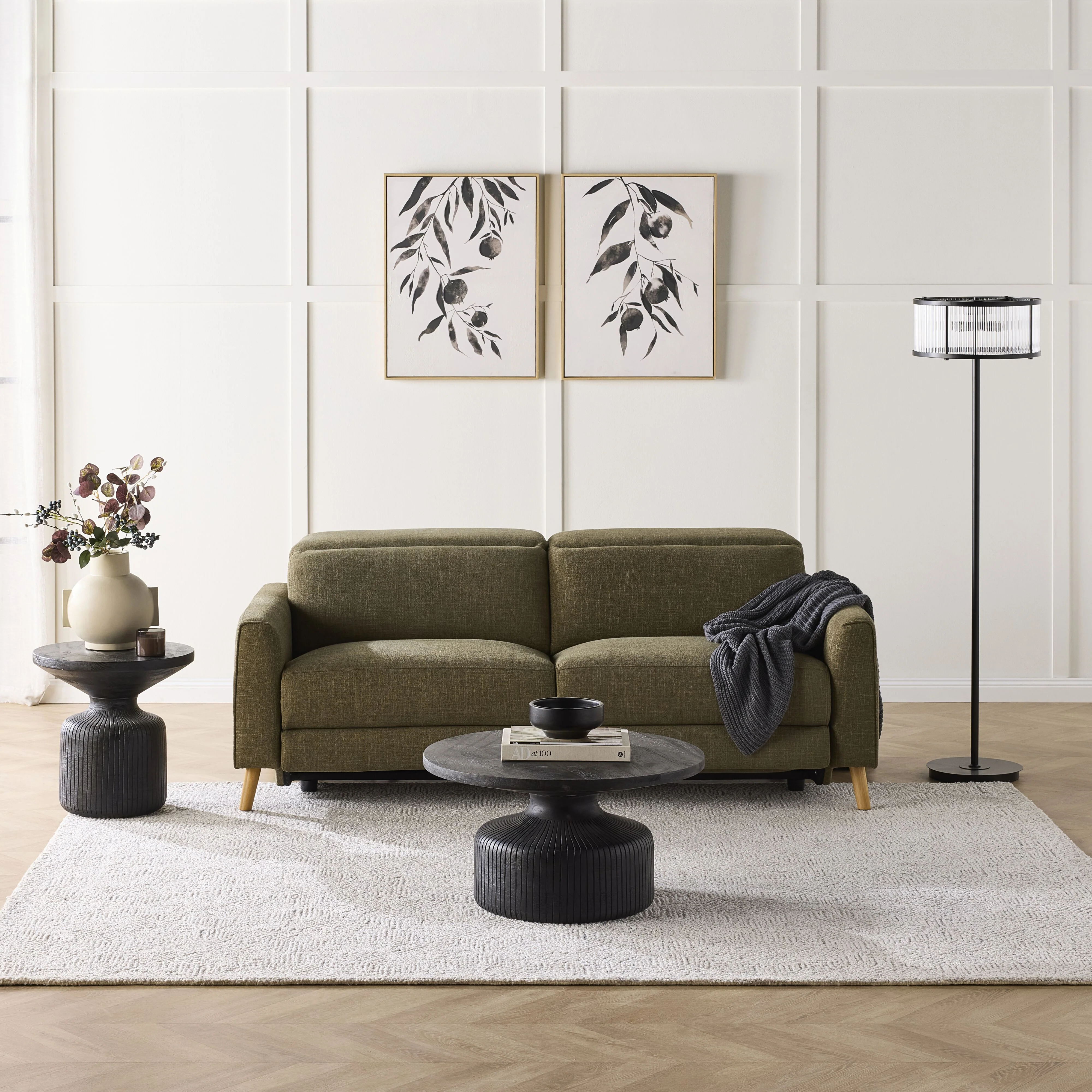 Dunaway 2 Seater Recliner Sofa Daintree Green - Image 13