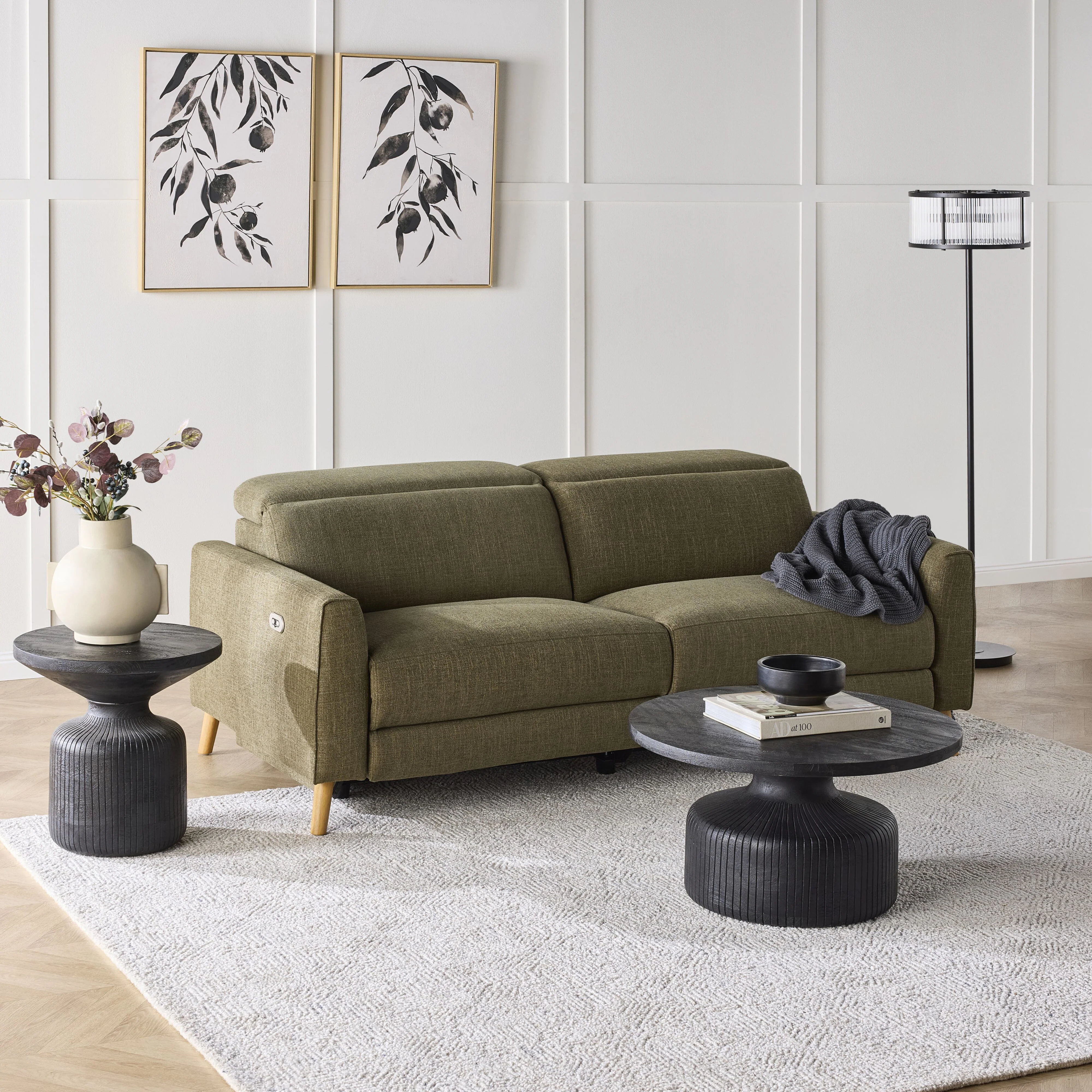 Dunaway 2 Seater Recliner Sofa Daintree Green - Image 14