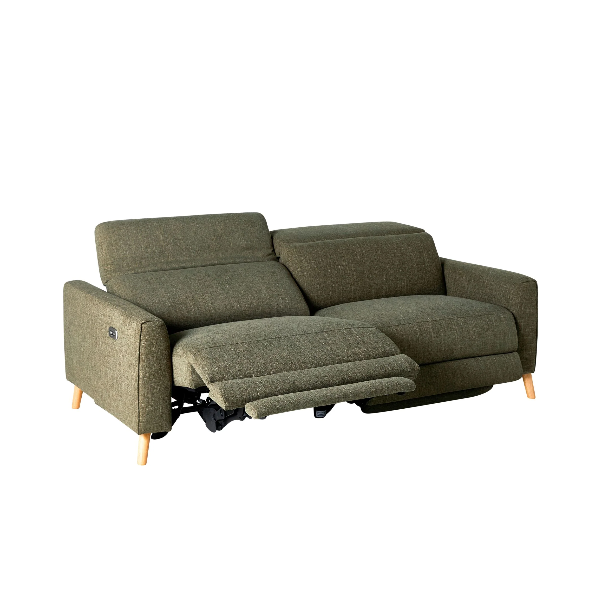 Dunaway 2 Seater Recliner Sofa Daintree Green - Image 4