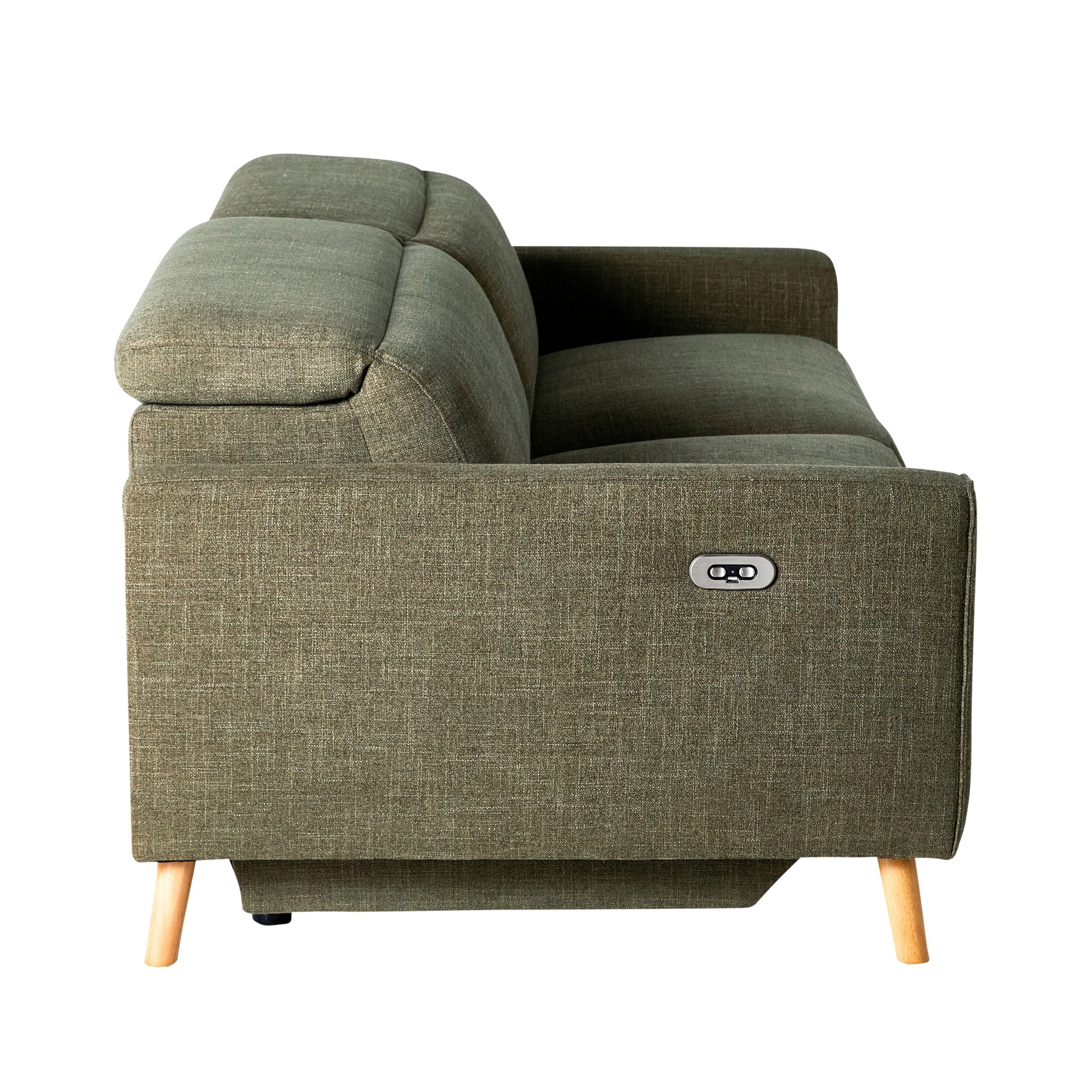 Dunaway 2 Seater Recliner Sofa Daintree Green - Image 5