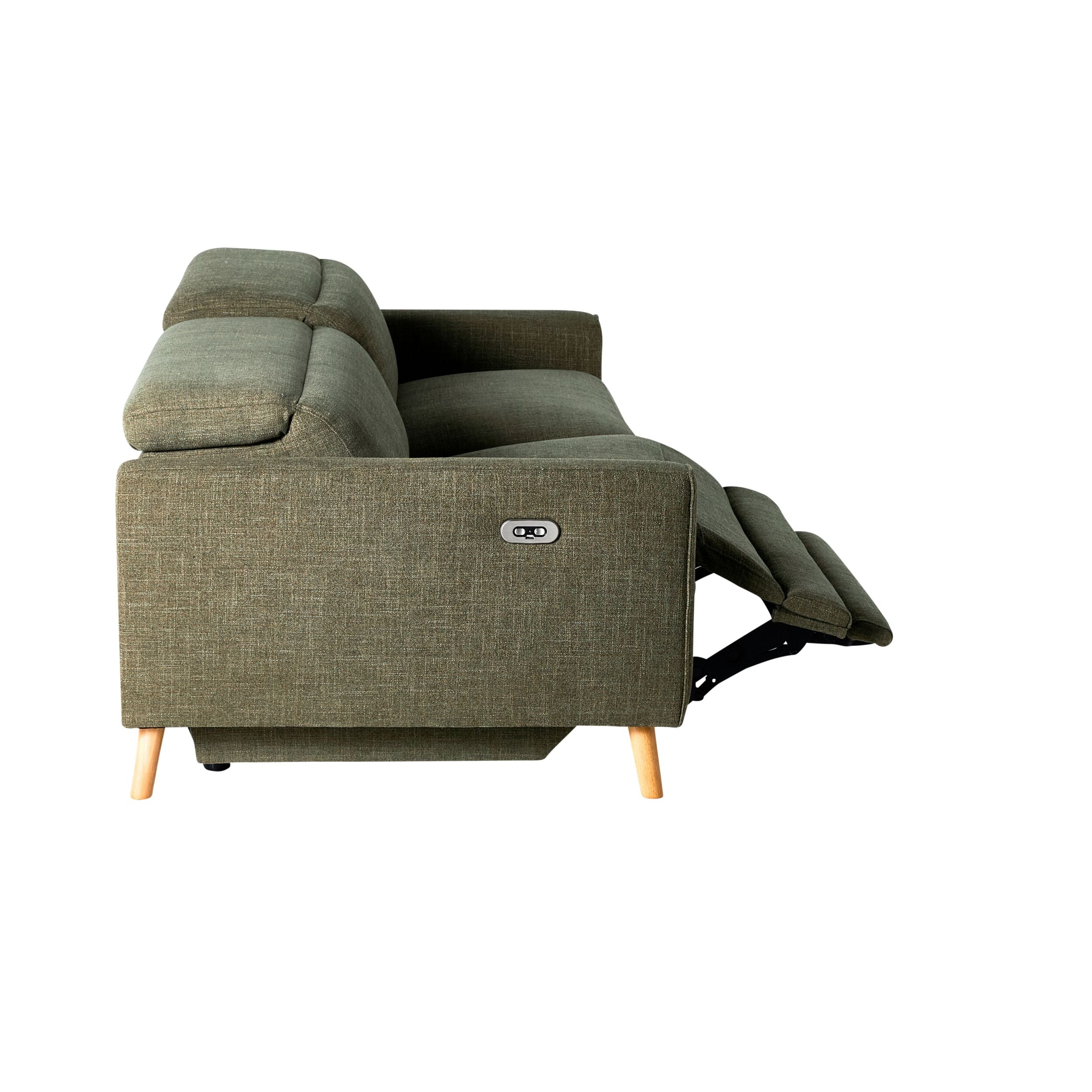 Dunaway 2 Seater Recliner Sofa Daintree Green - Image 6