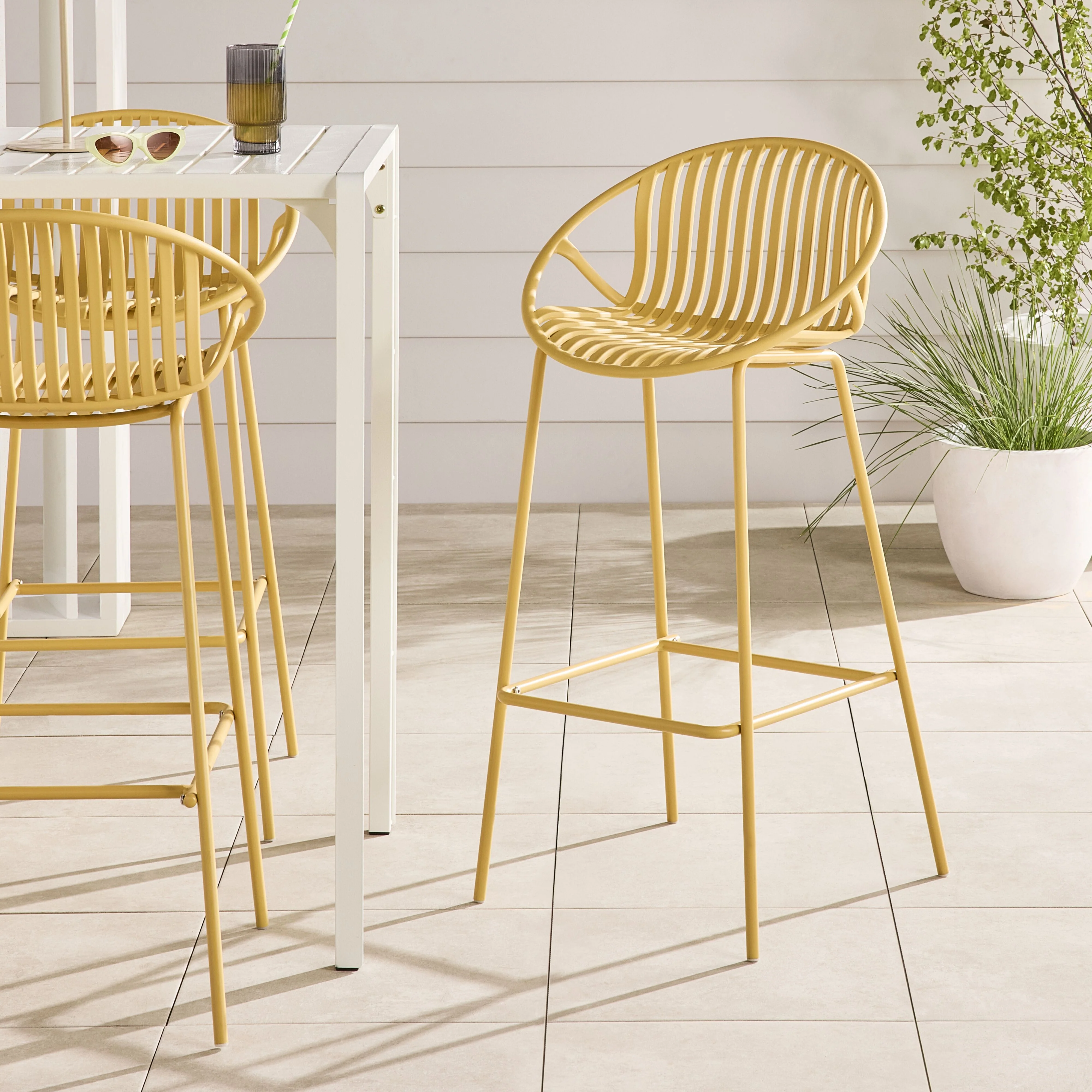 Ebony Bar Stool Light Turmeric - Image 8