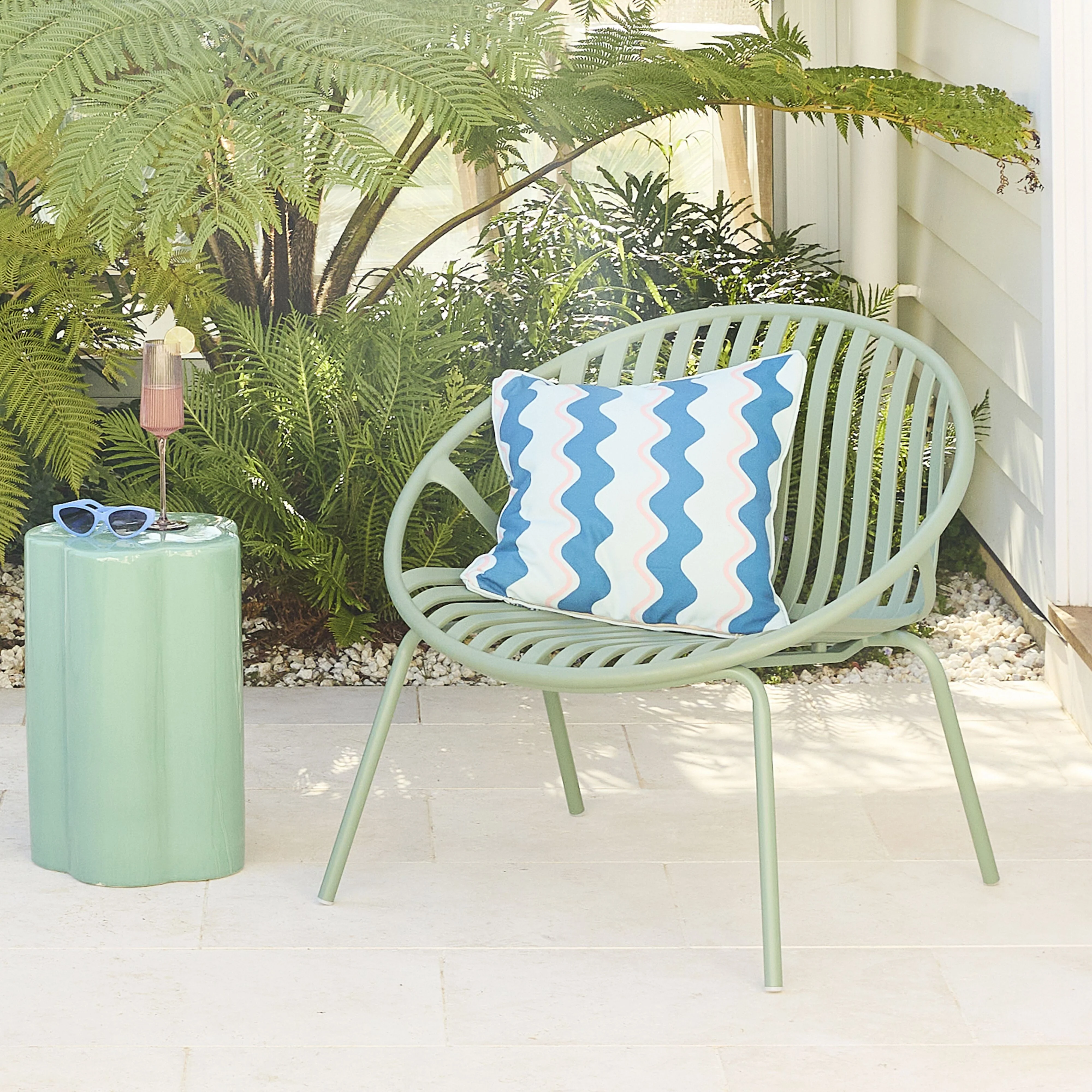 Ebony Occasional Chair Green - Image 6